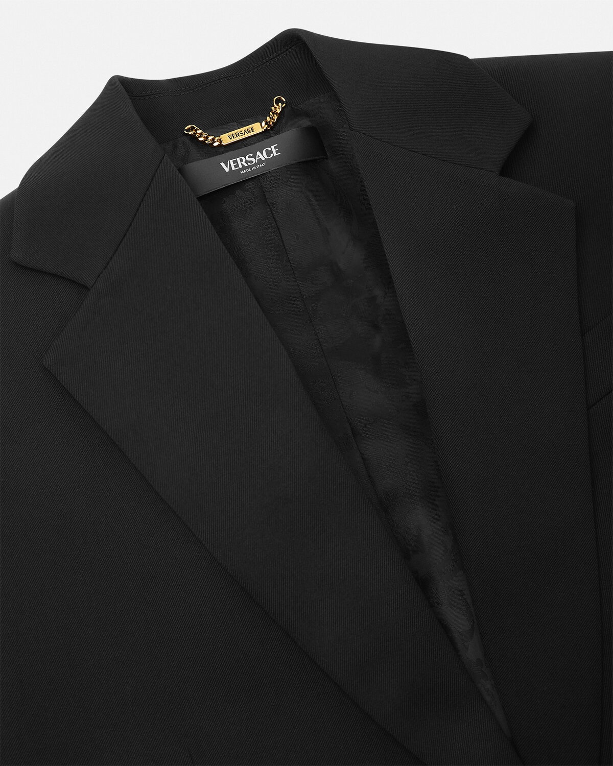 VERSACE Single-Breasted Oversized Blazer | REVERSIBLE