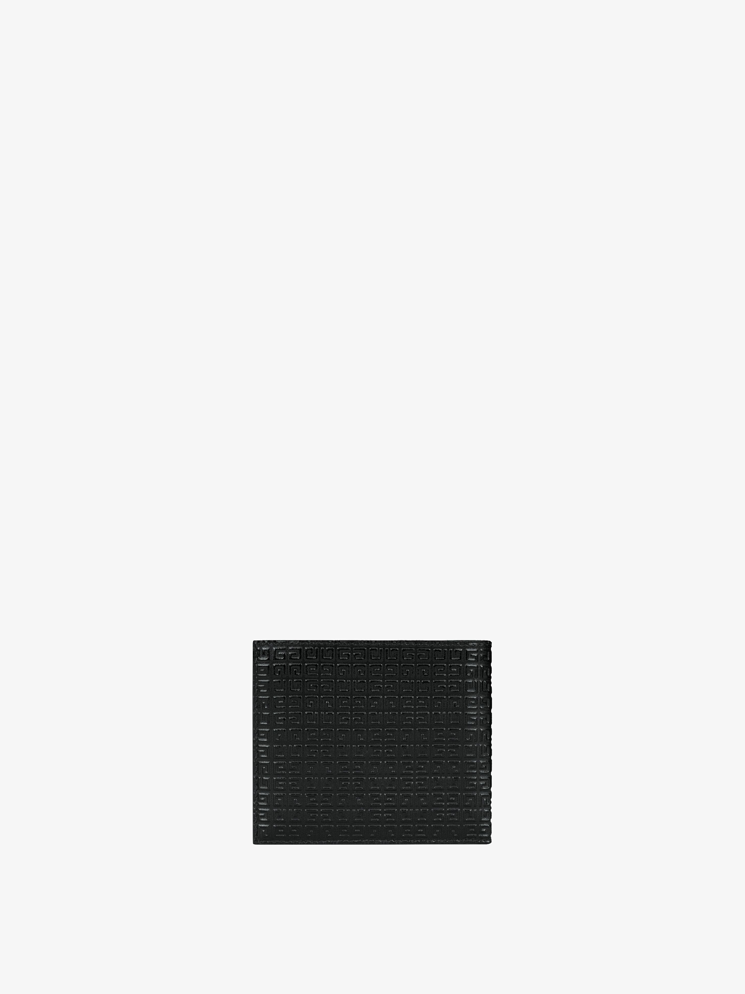 WALLET IN 4G MICRO LEATHER WITH GIVENCHY INFINITY PRINT - 3