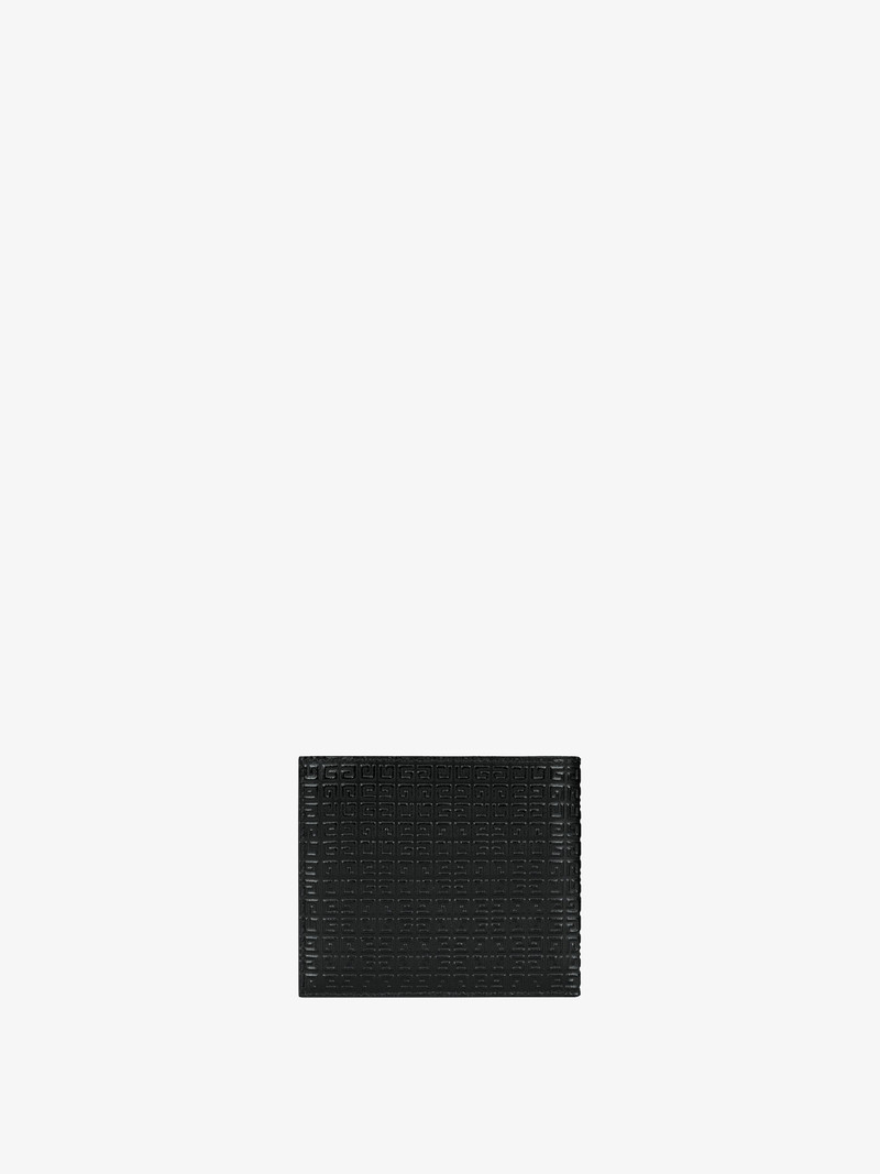 WALLET IN 4G MICRO LEATHER WITH GIVENCHY INFINITY PRINT 3