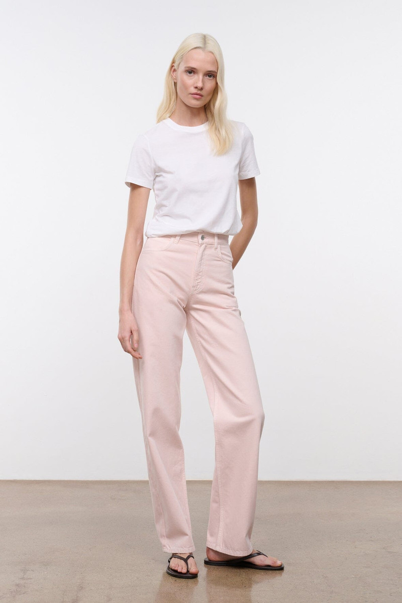 STAUD STAUD LEO HIGH RISE JEAN 33 ROSE outlook