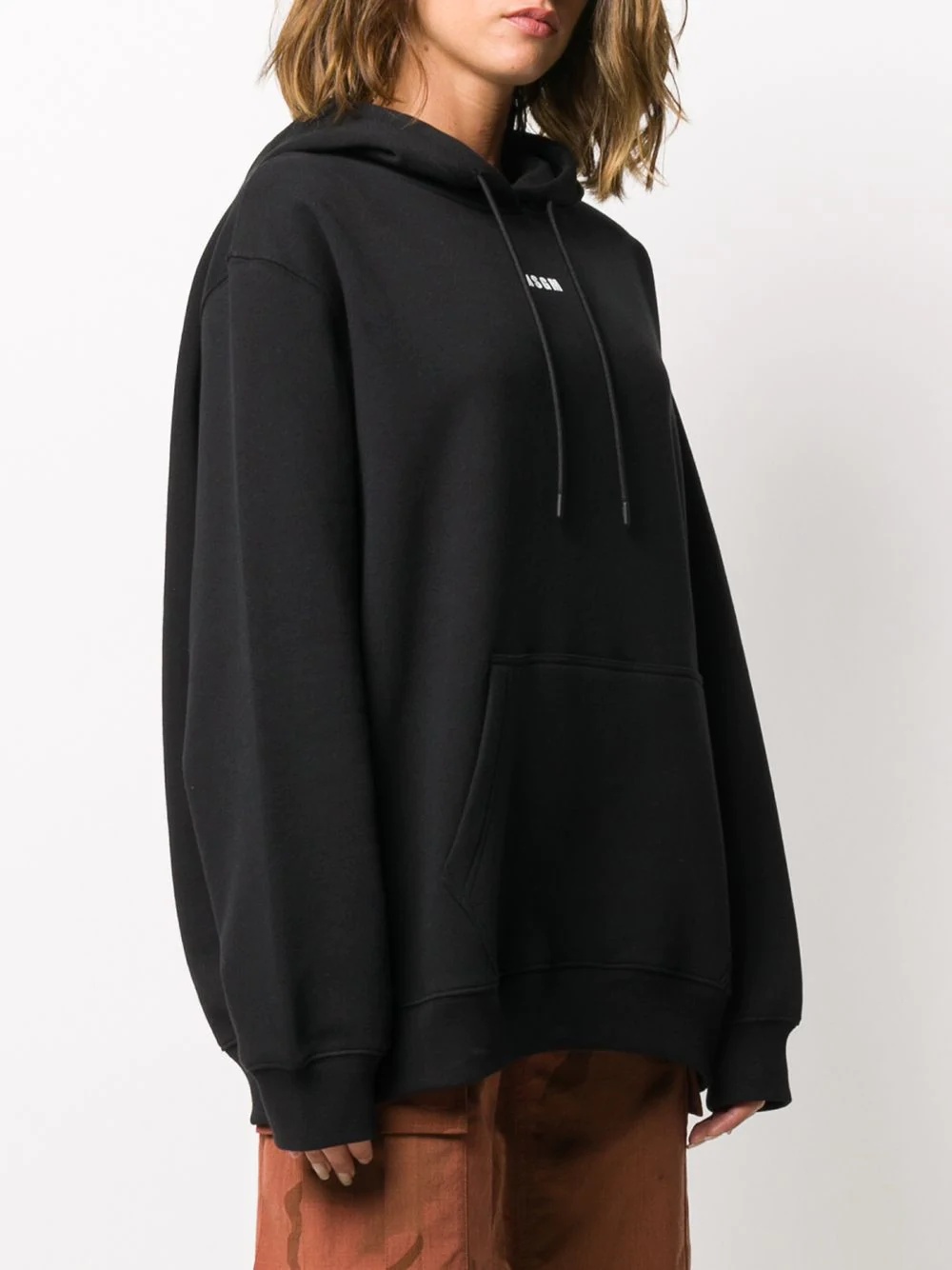 logo-print hoodie - 3