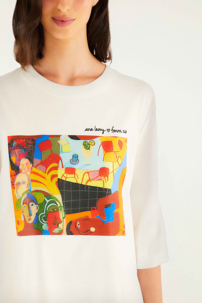 Popular Cafe Organic Cotton Box T-Shirt 2