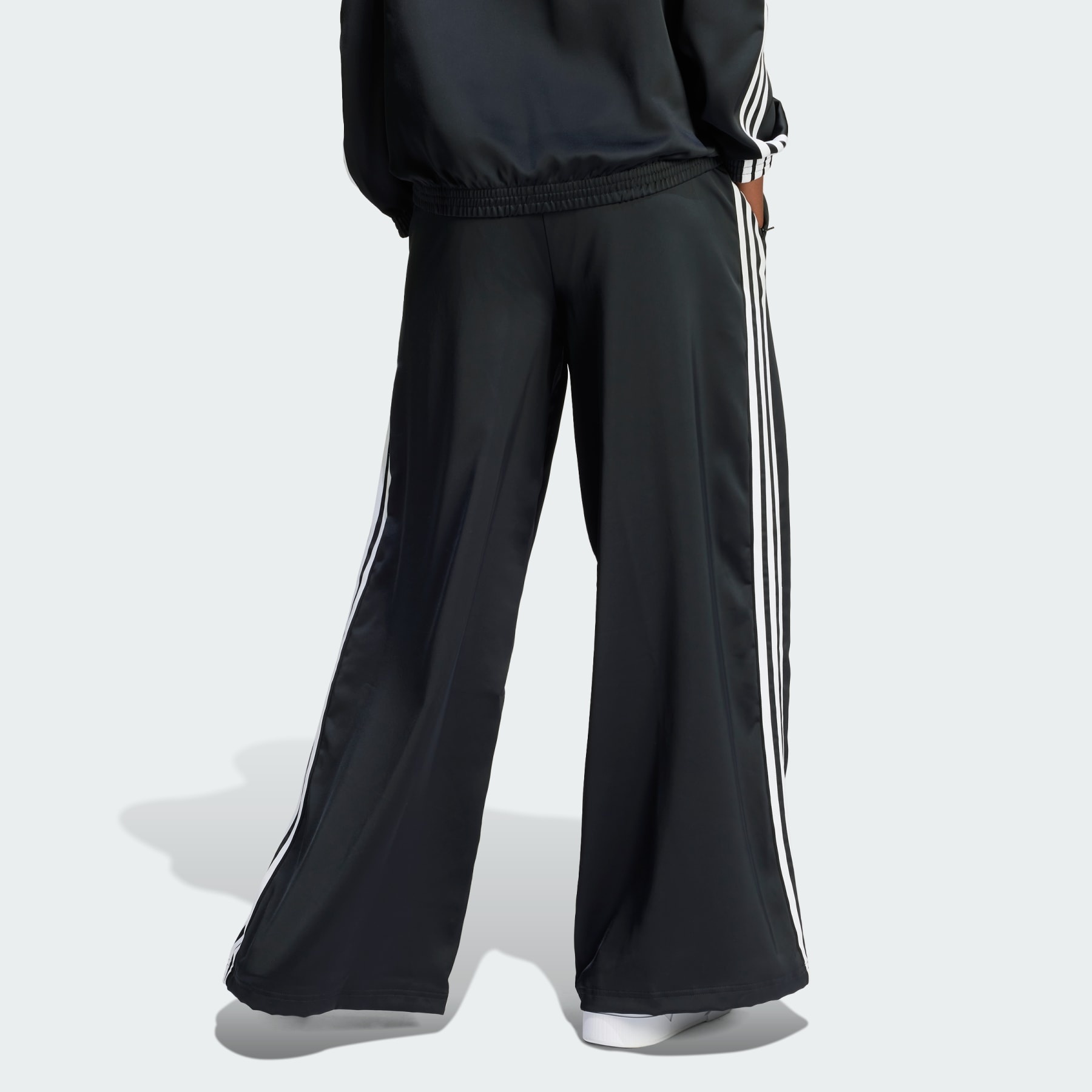 Adicolor Satin Wide Leg Track Pants - 3