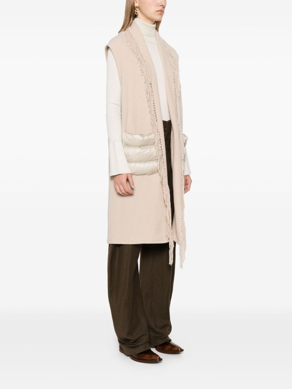 sleeveless coat - 3