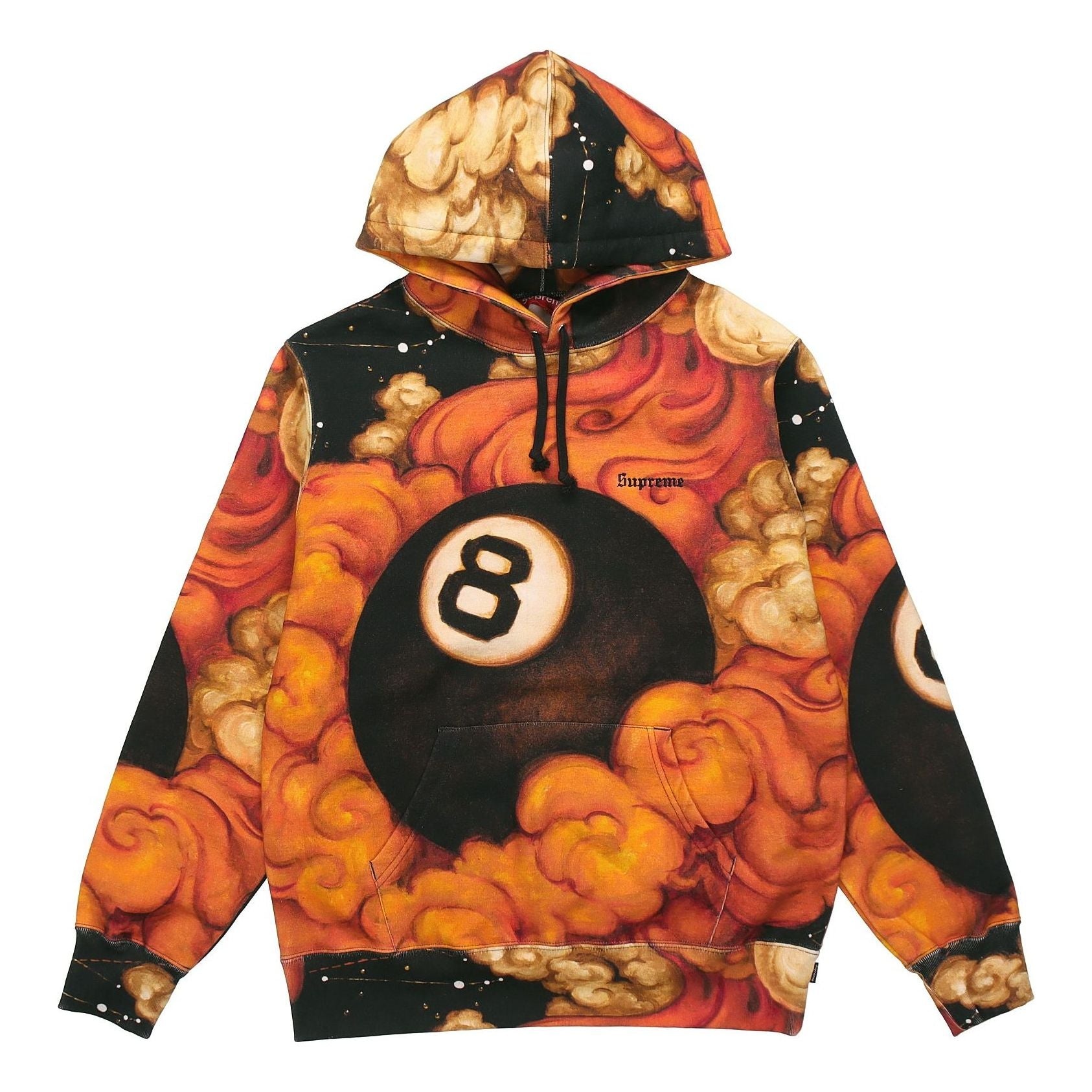 Supreme FW19 Week 1 Martin Wong 8-Ball Hooded Sweatshirt SUP-FW19-059 - 1