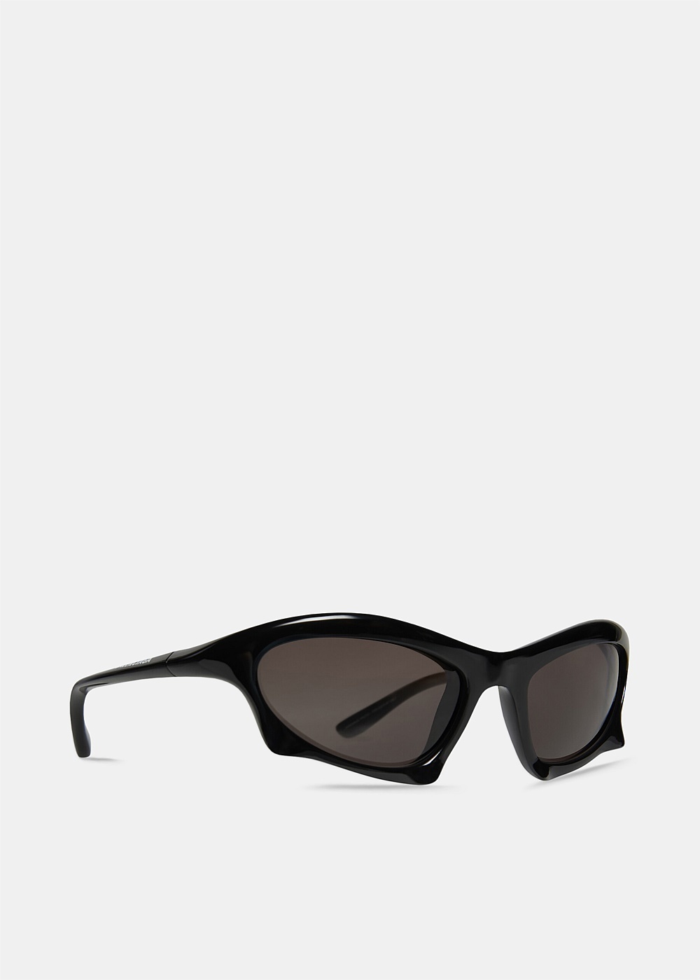 Black Bat Rectangle Sunglasses - 2