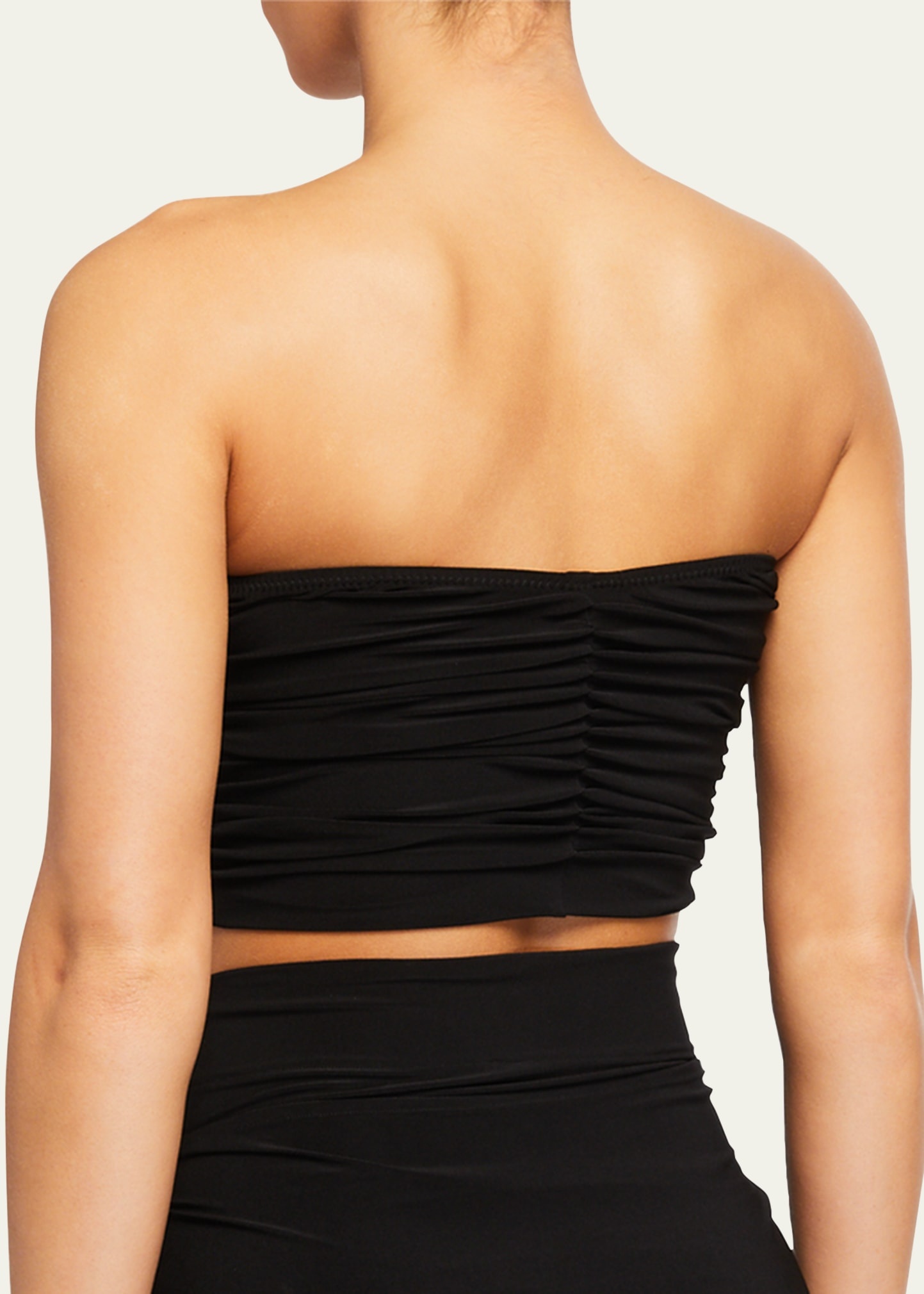 Cropped Slinky Bra Bikini Top - 3