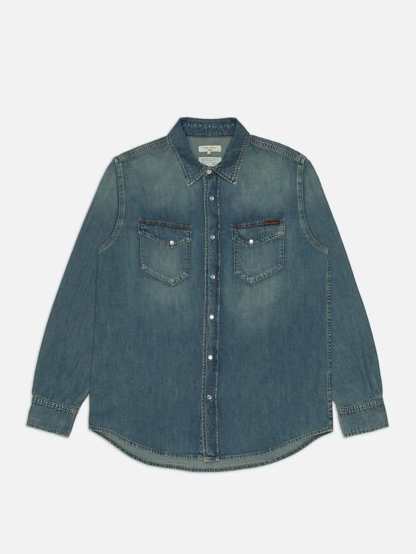 Gunnar Denim Shirt Dirt Wash - 1