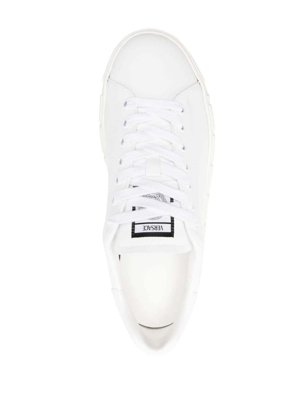 Greca leather sneakers - 4