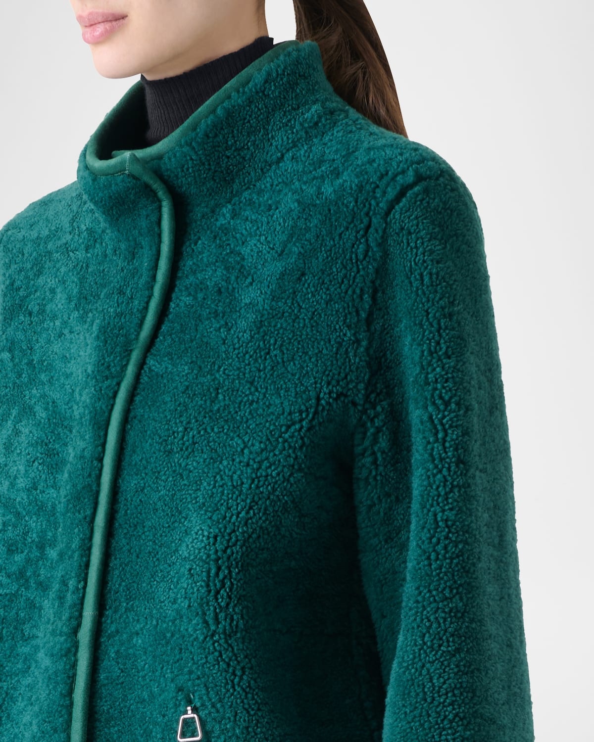 Dru Reversible Shearling and Leather Jacket - 5