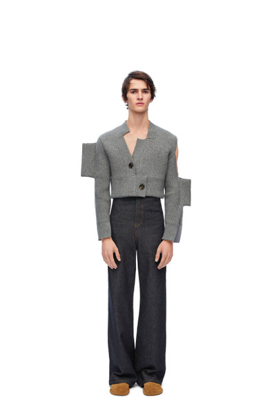 Loewe Distorted cardigan in cashmere outlook