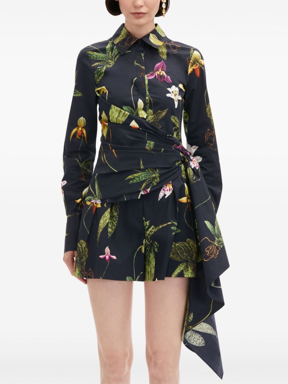 Orchid poplin blouse - 3