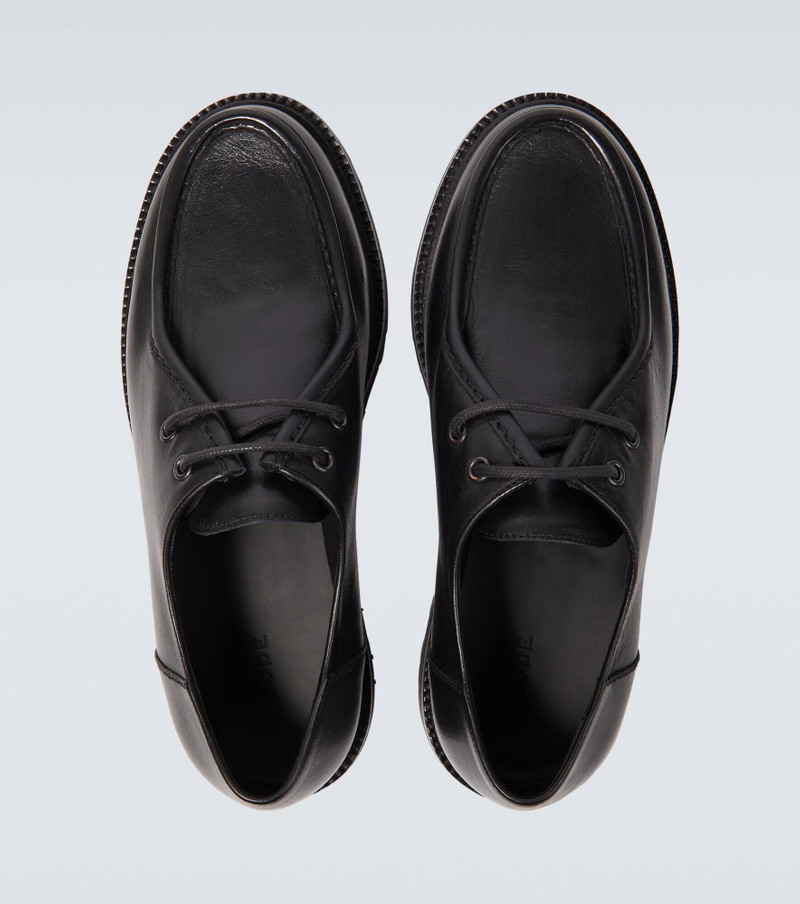 University leather loafers 4