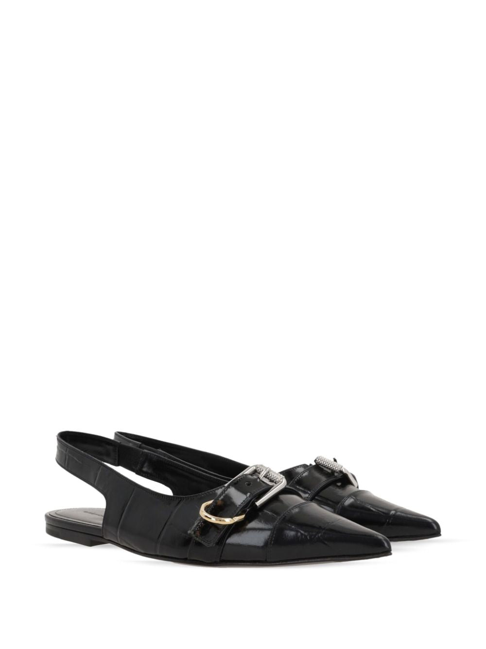 Givenchy Voyou leather slingback flats - 3