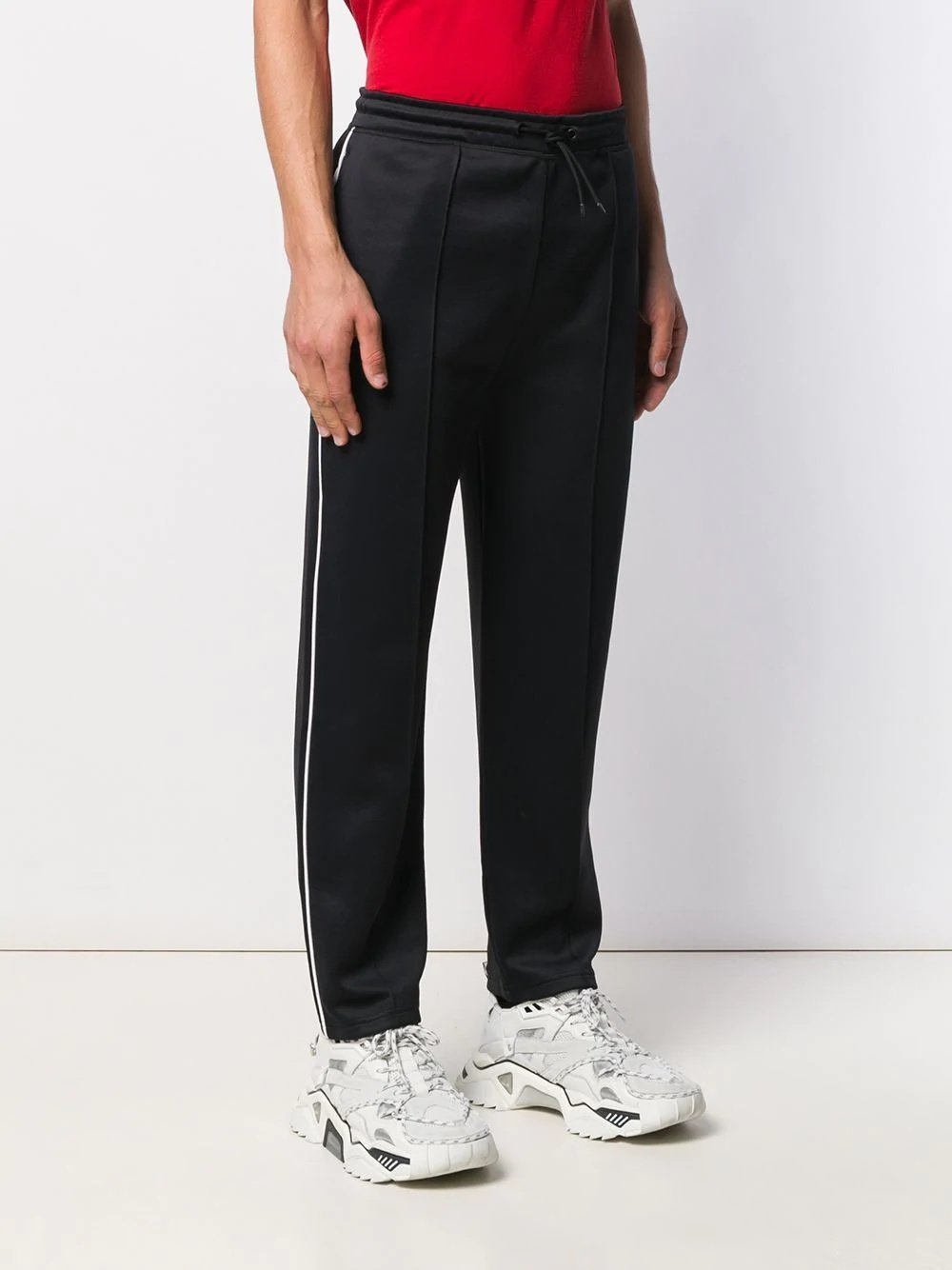 contrast logo track pants - 3