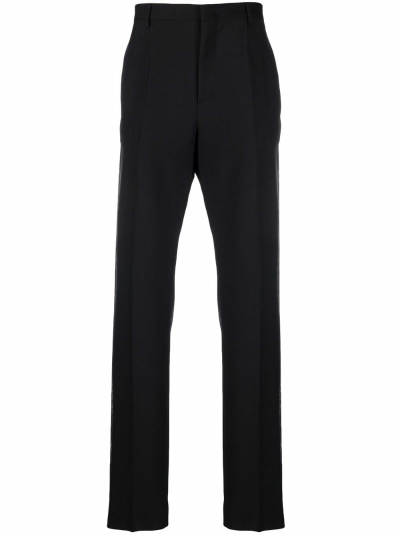 side-stripe tailored trousers - 2