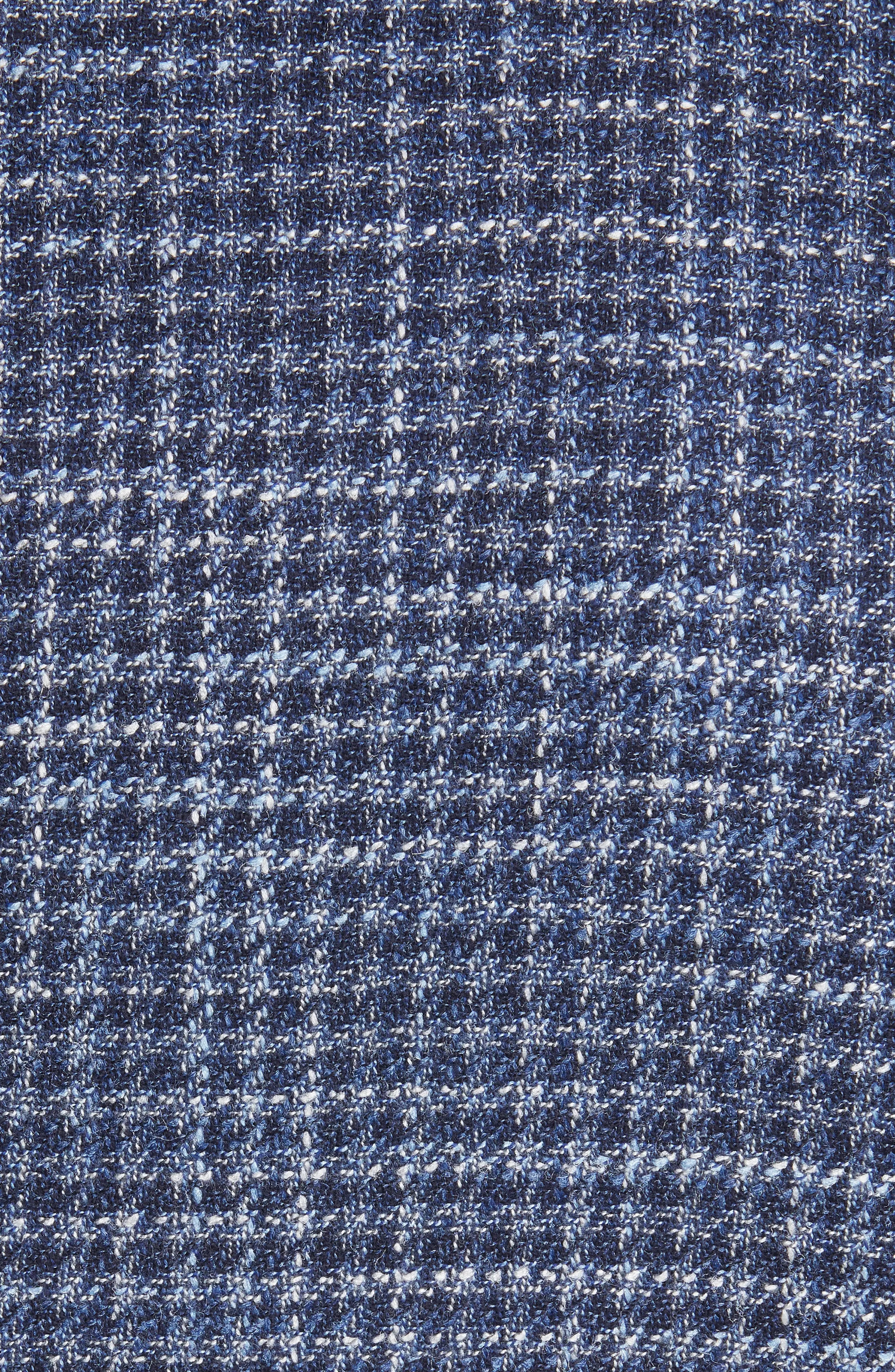 Crossover Micro Check Wool, Silk & Cashmere Sport Coat - 5