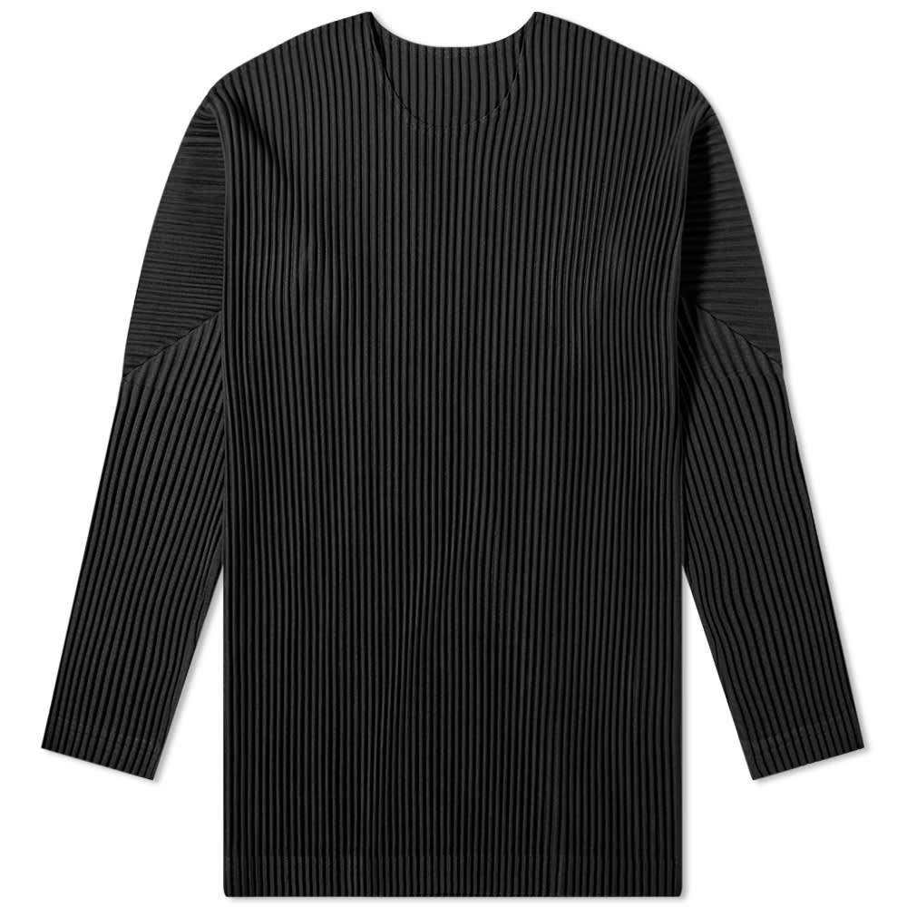 Homme Plissé Issey Miyake Long Sleeve Pleated Tee - 1