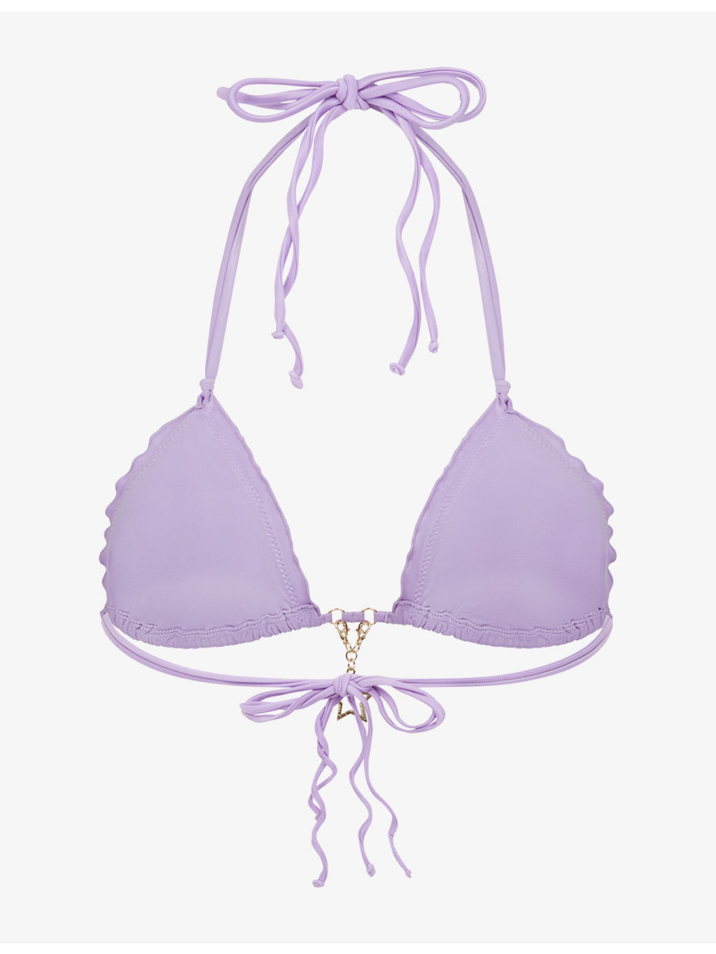 Berry Triangle Bikini Top - 6