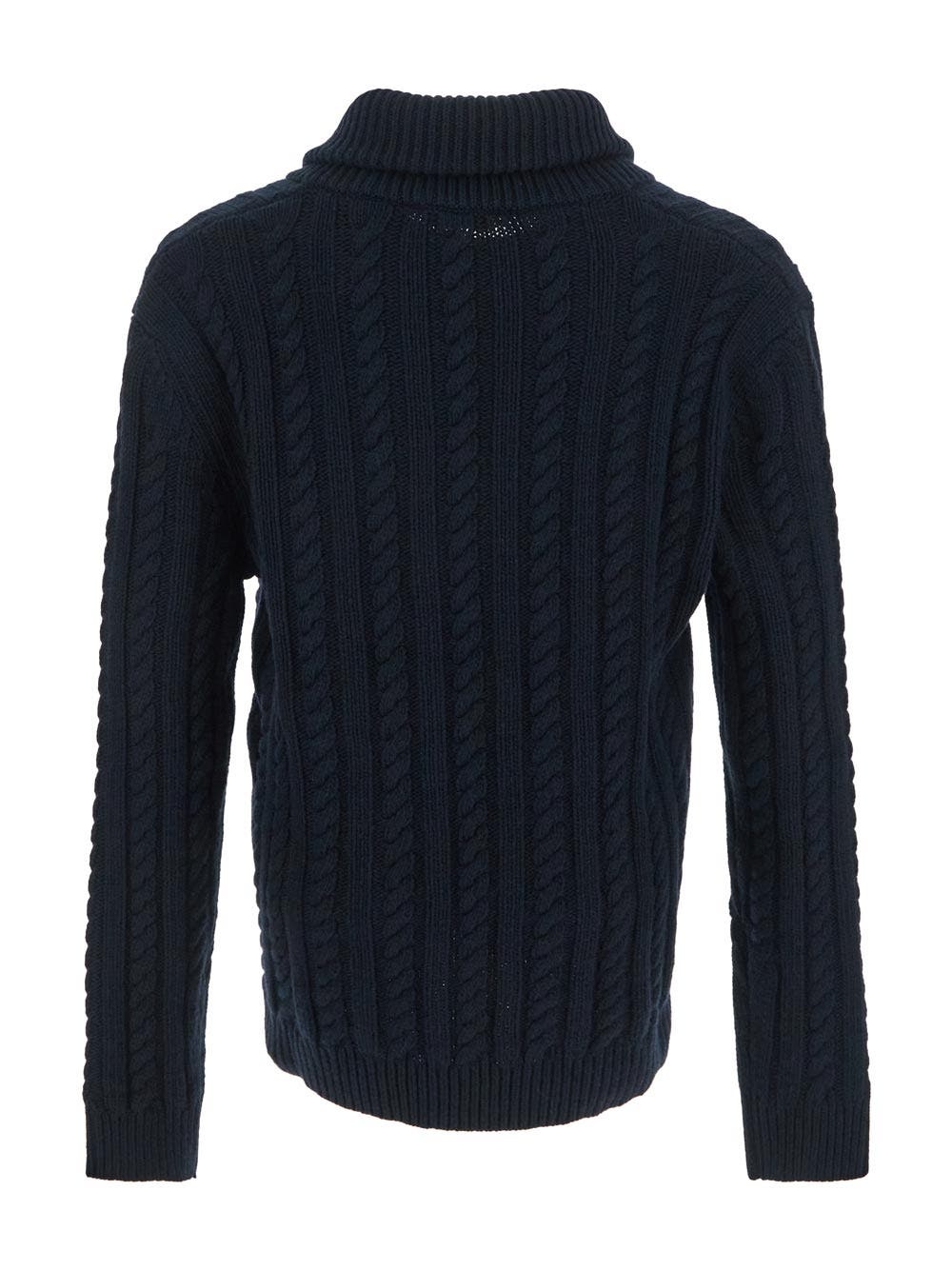 Cashmere Jumper Zip Neck Jumper Zip Back Jumper Malo Shawl Collar