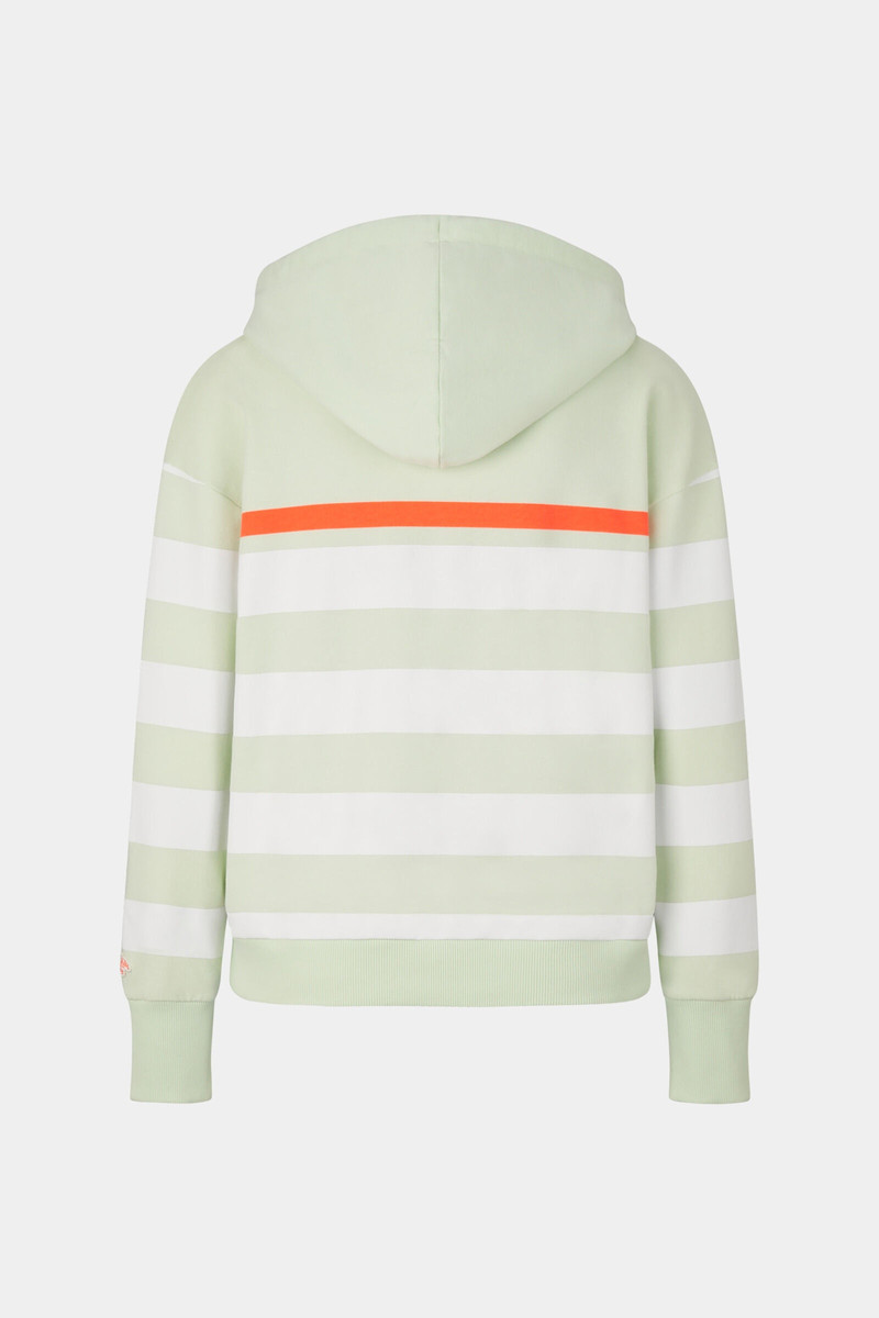 BOGNER Dawn Hoodie in Light green/White outlook