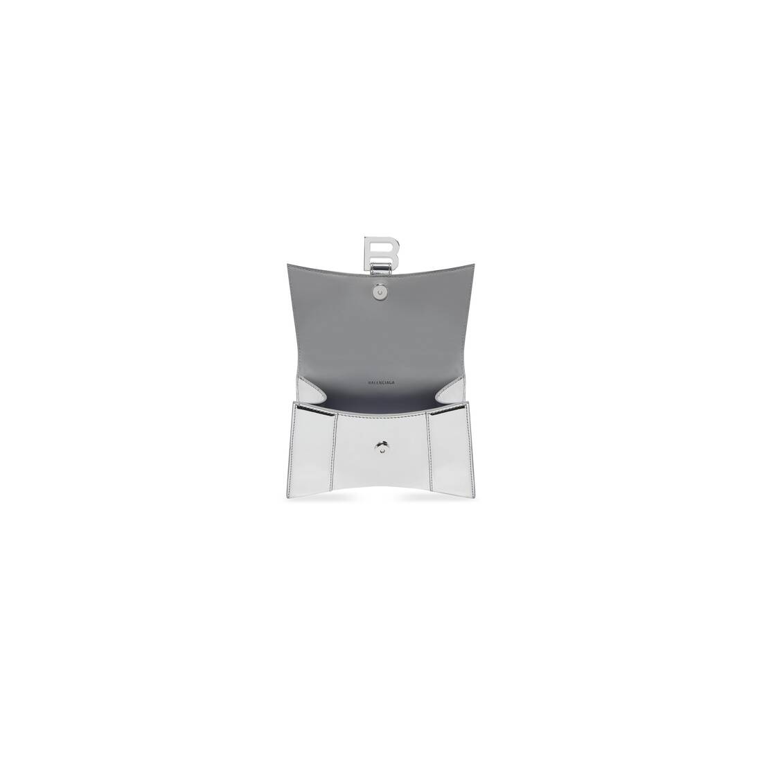 Women's Hourglass Xs Handbag Mirror Effect in Silver - 7
