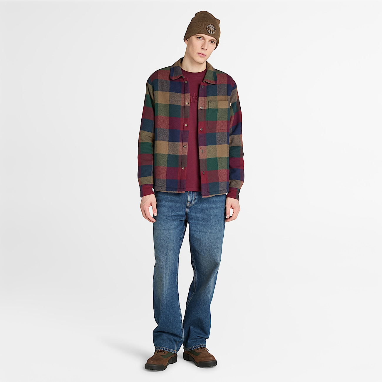 Men's High-Pile Lined Overshirt - 3