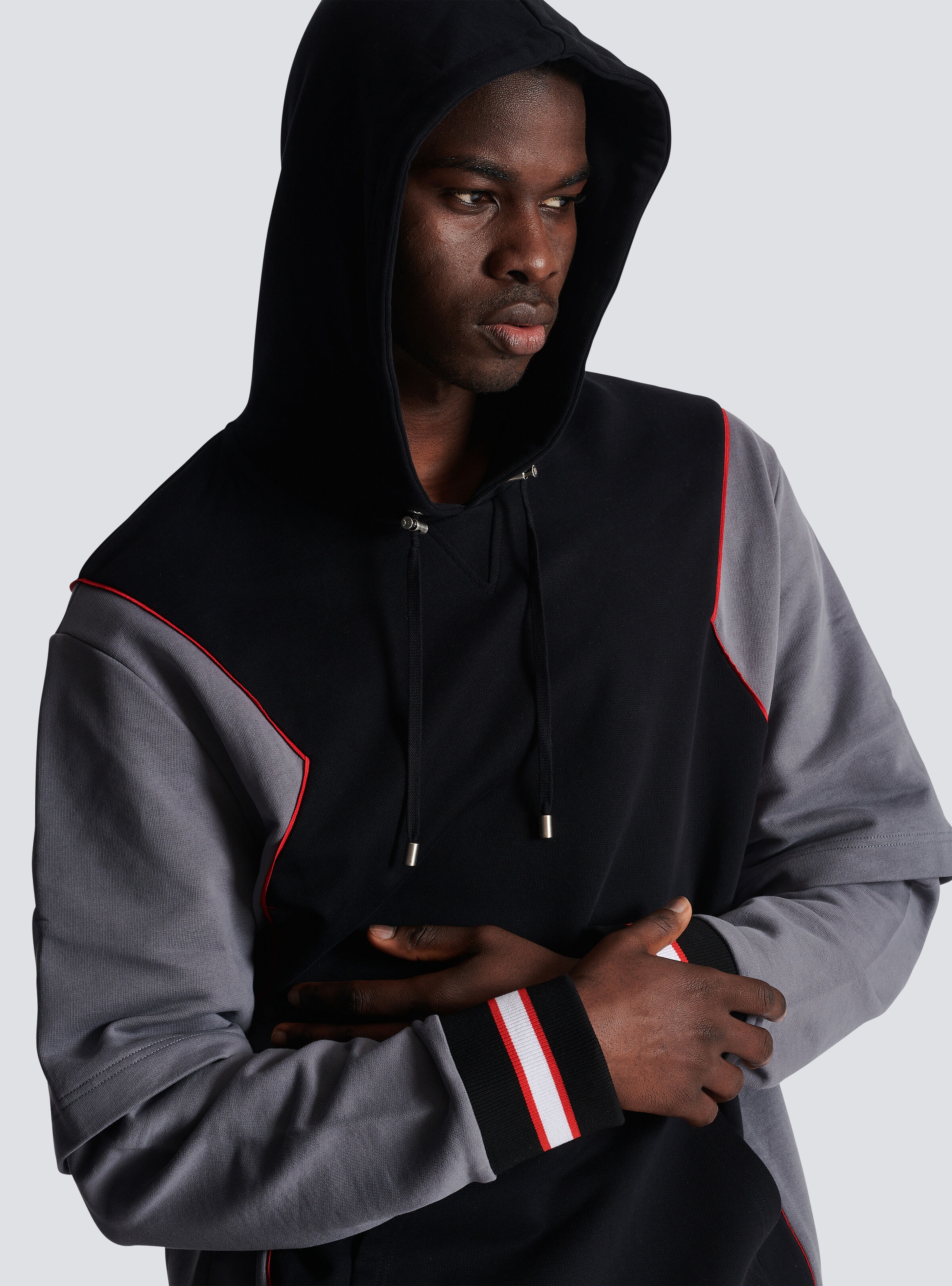 Balmain x Puma - Oversized basketball hoodie - 8