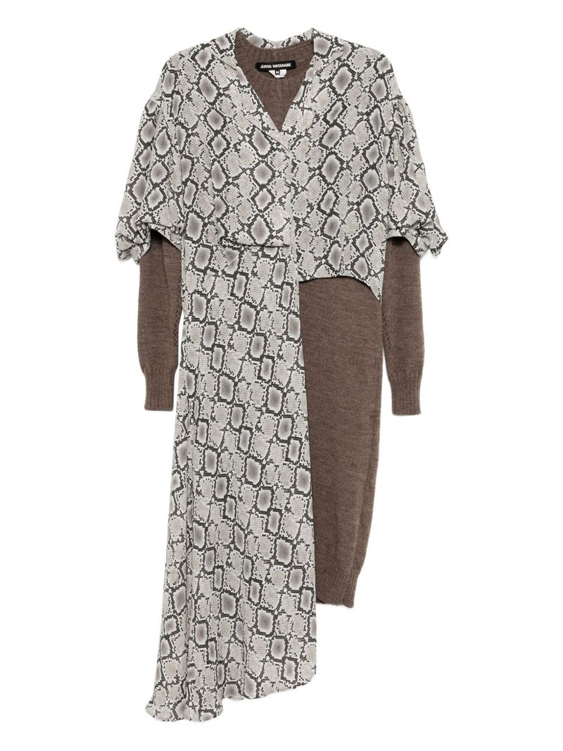 all-over graphic print dress 1