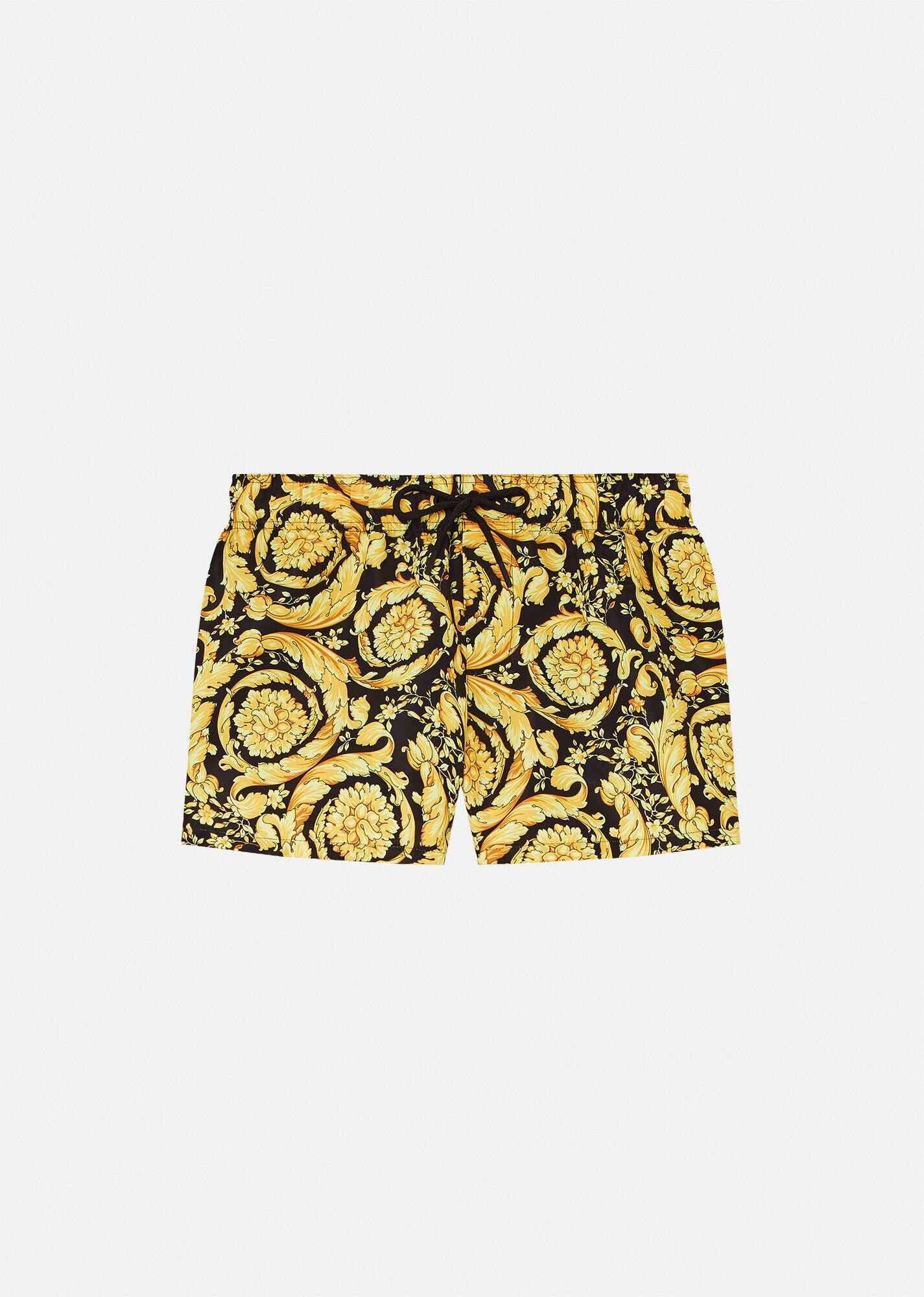 Barocco Print Swim Shorts - 1