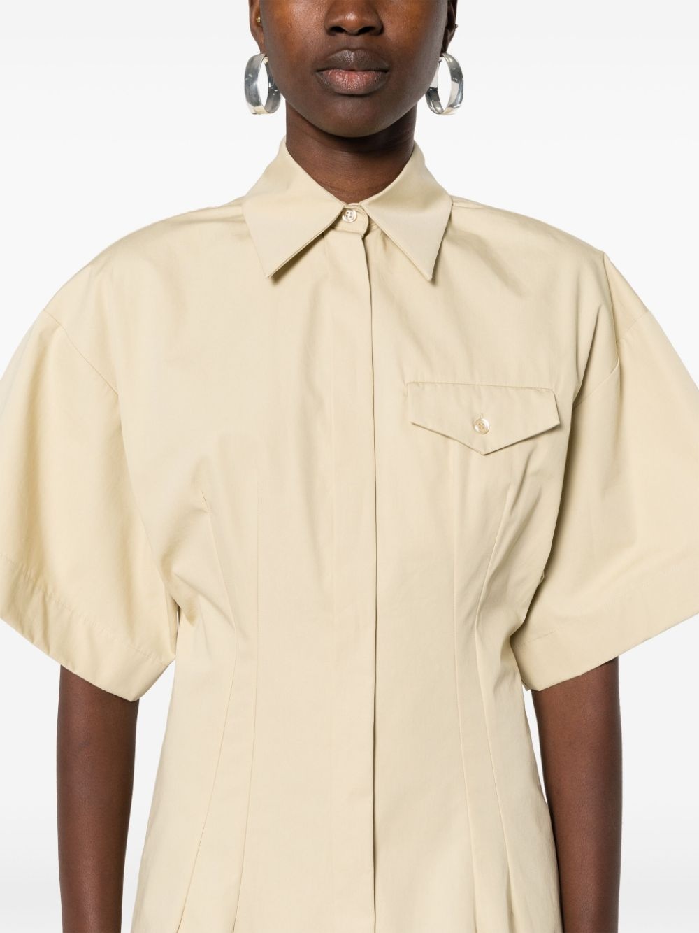 short-sleeves cotton shirt - 5