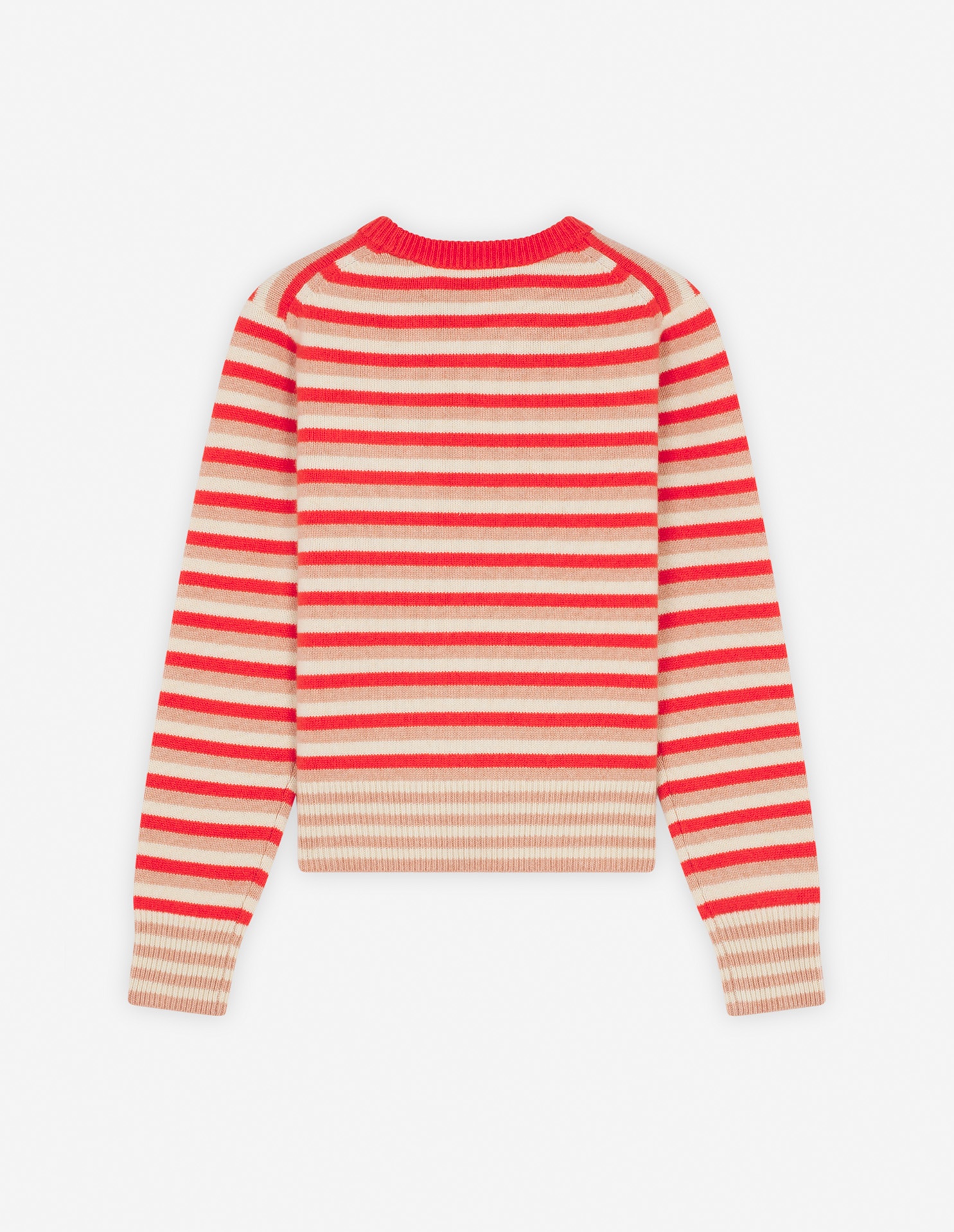 FOX HEAD INTARSIA STRIPED REGULAR JUMPER - 6