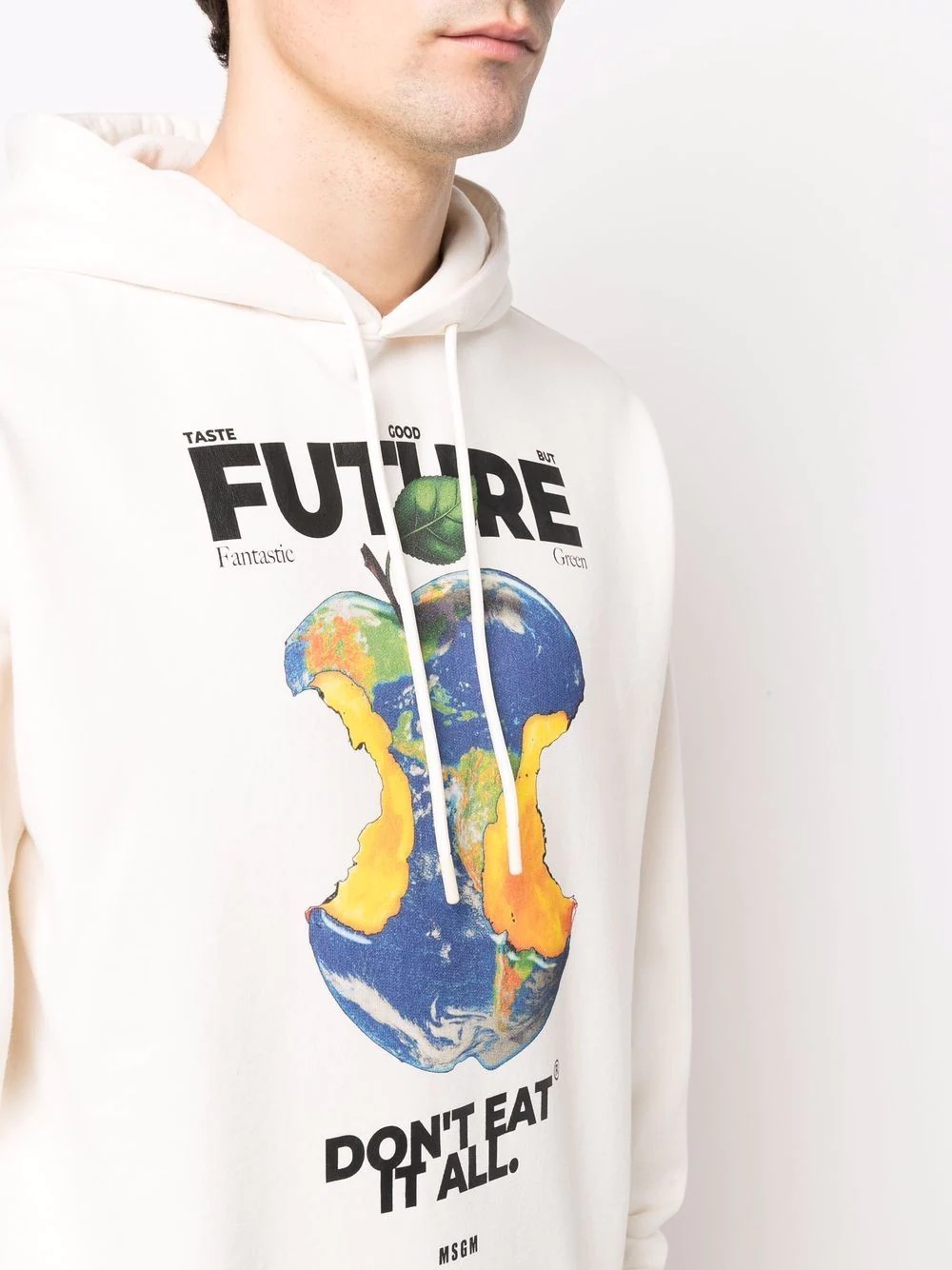 World Apple organic-cotton hoodie - 5