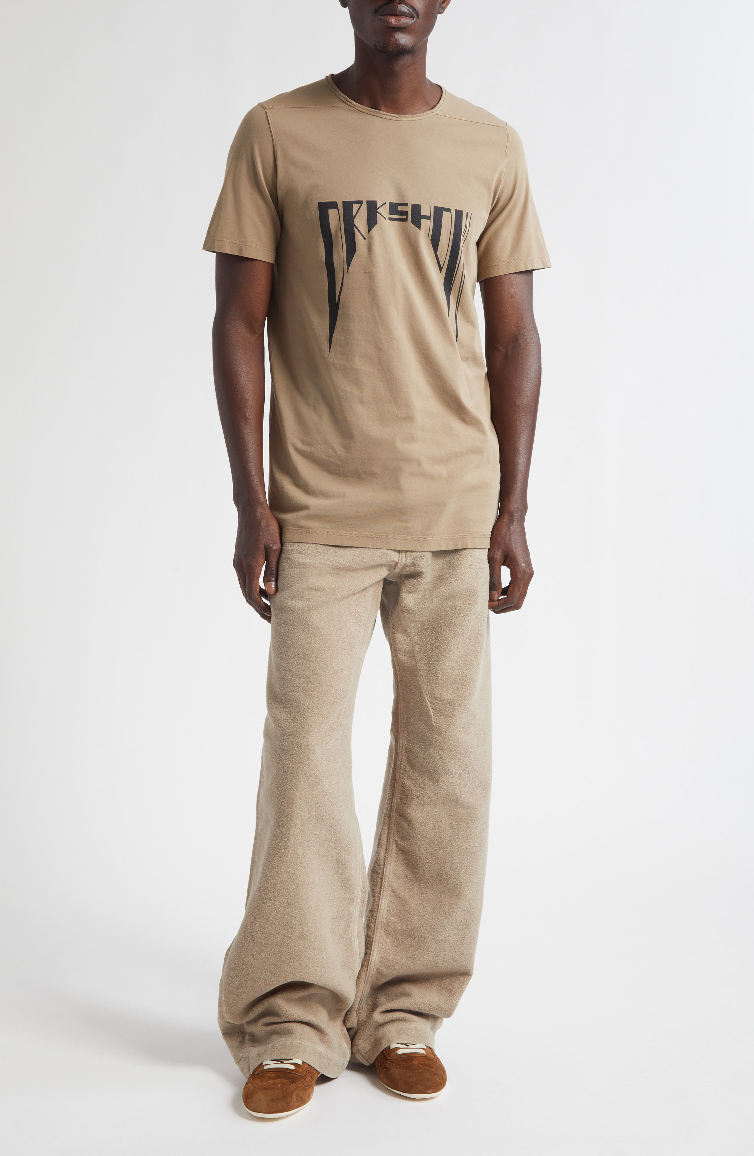 Rick Owens DRKSHDW Level DRKSHDW Graphic T-Shirt in Dirt Pearl/Black at Nordstrom - 2