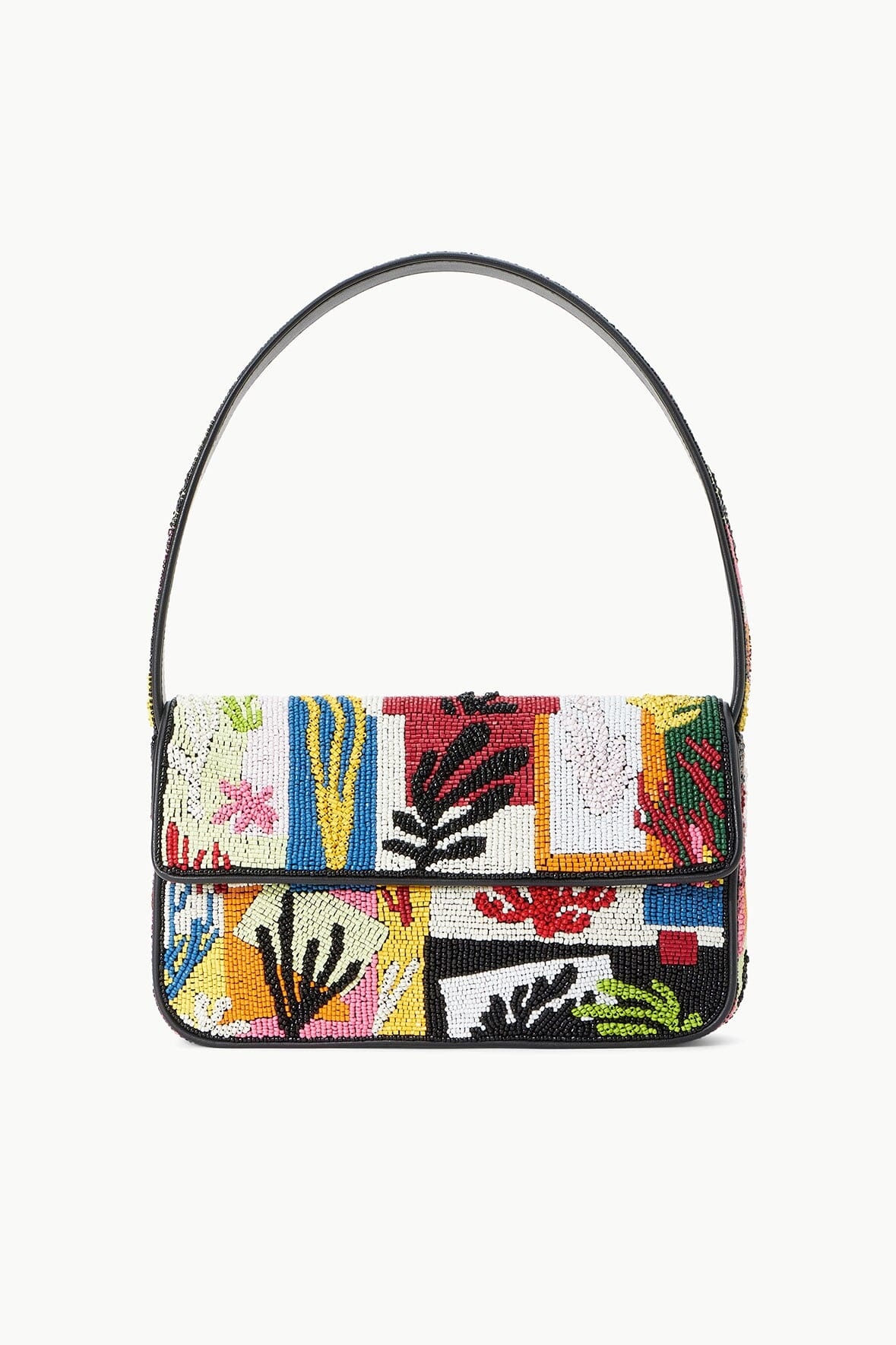 STAUD TOMMY BAG CORAL PATCHWORK - 1