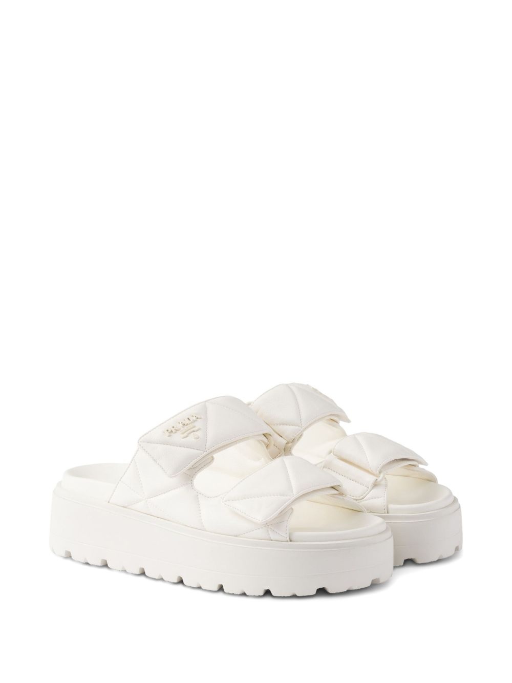 45mm padded leather sandals - 2