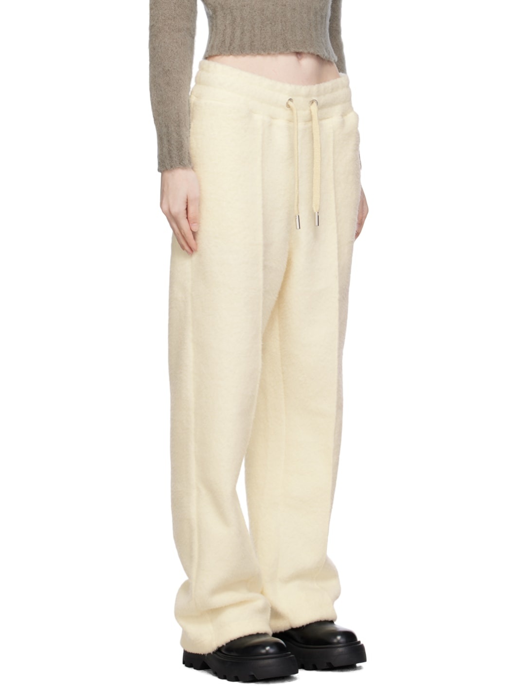 Off-White Drawstring Lounge Pants - 2