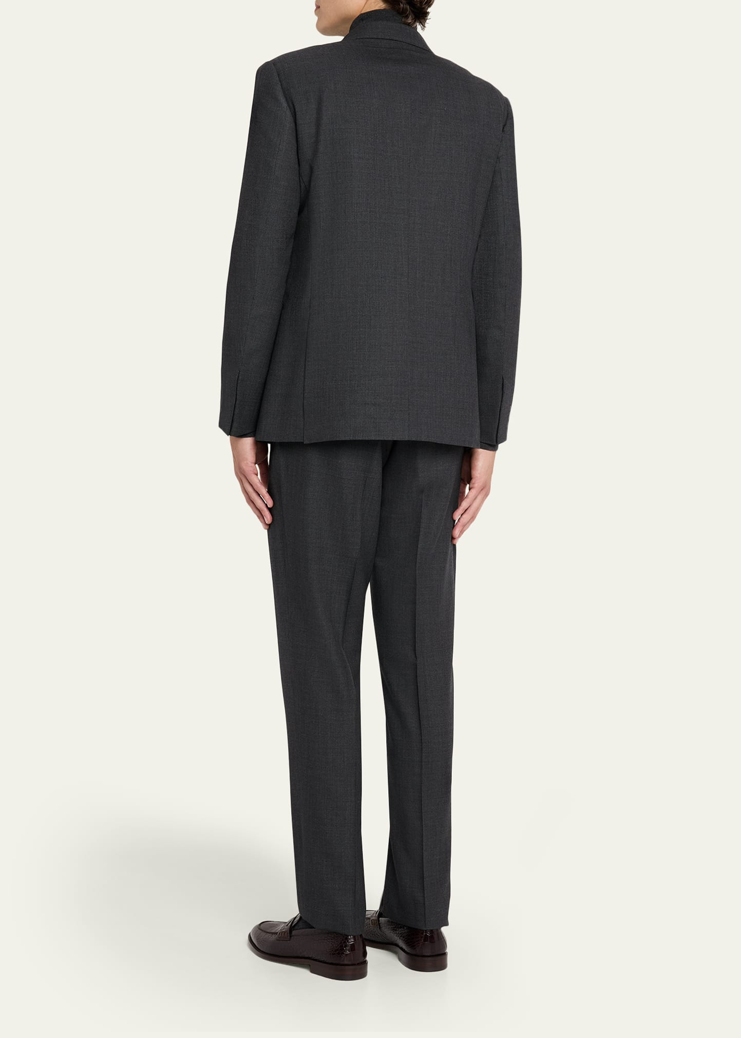 Men's Gregory Wool and Cashmere Birdseye Suit - 3