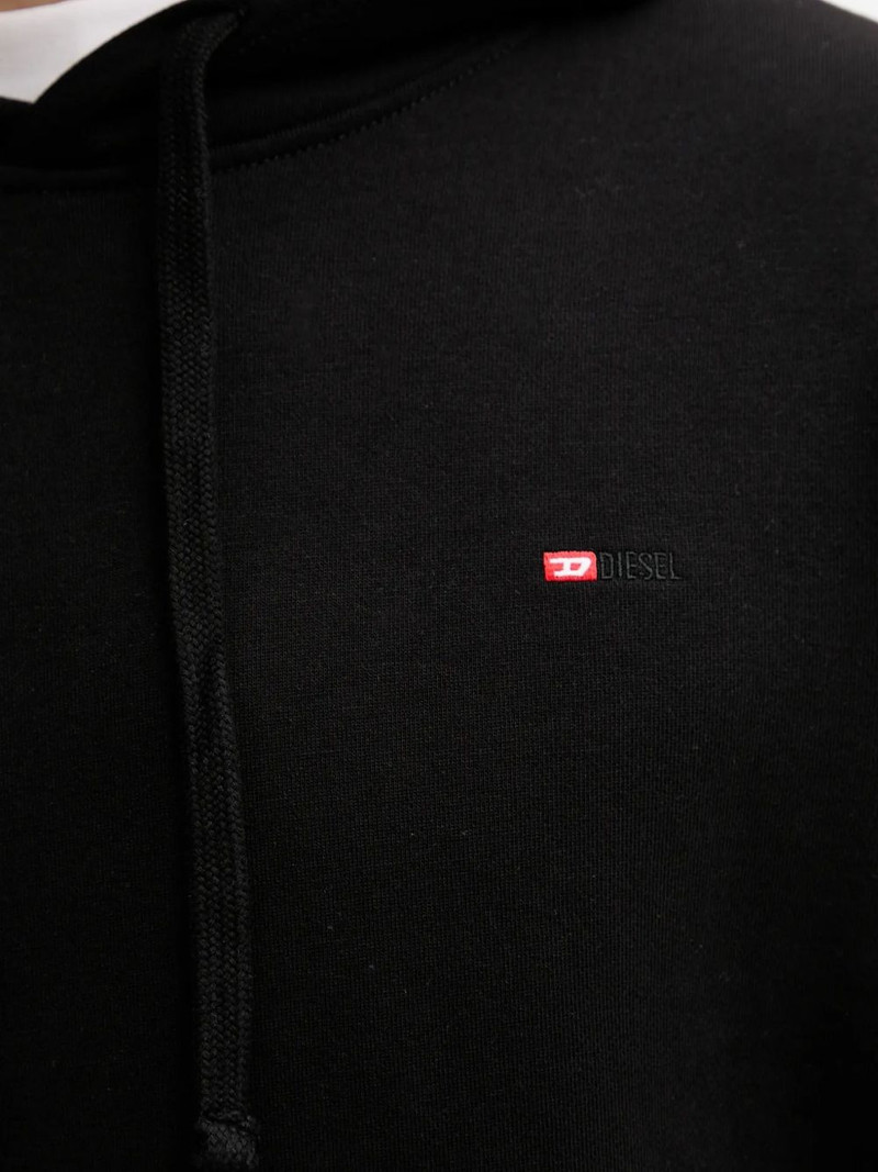 logo-embroidered hoodie 4