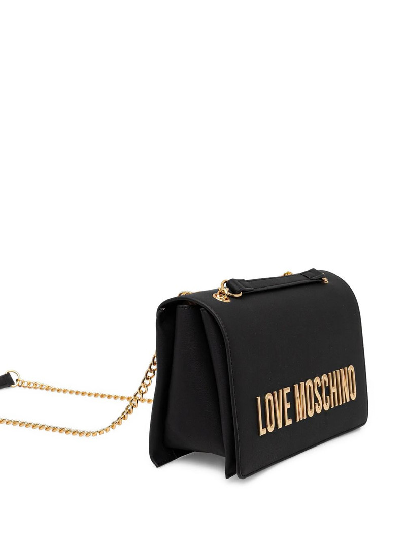 Moschino logo chain crossbody bag outlook