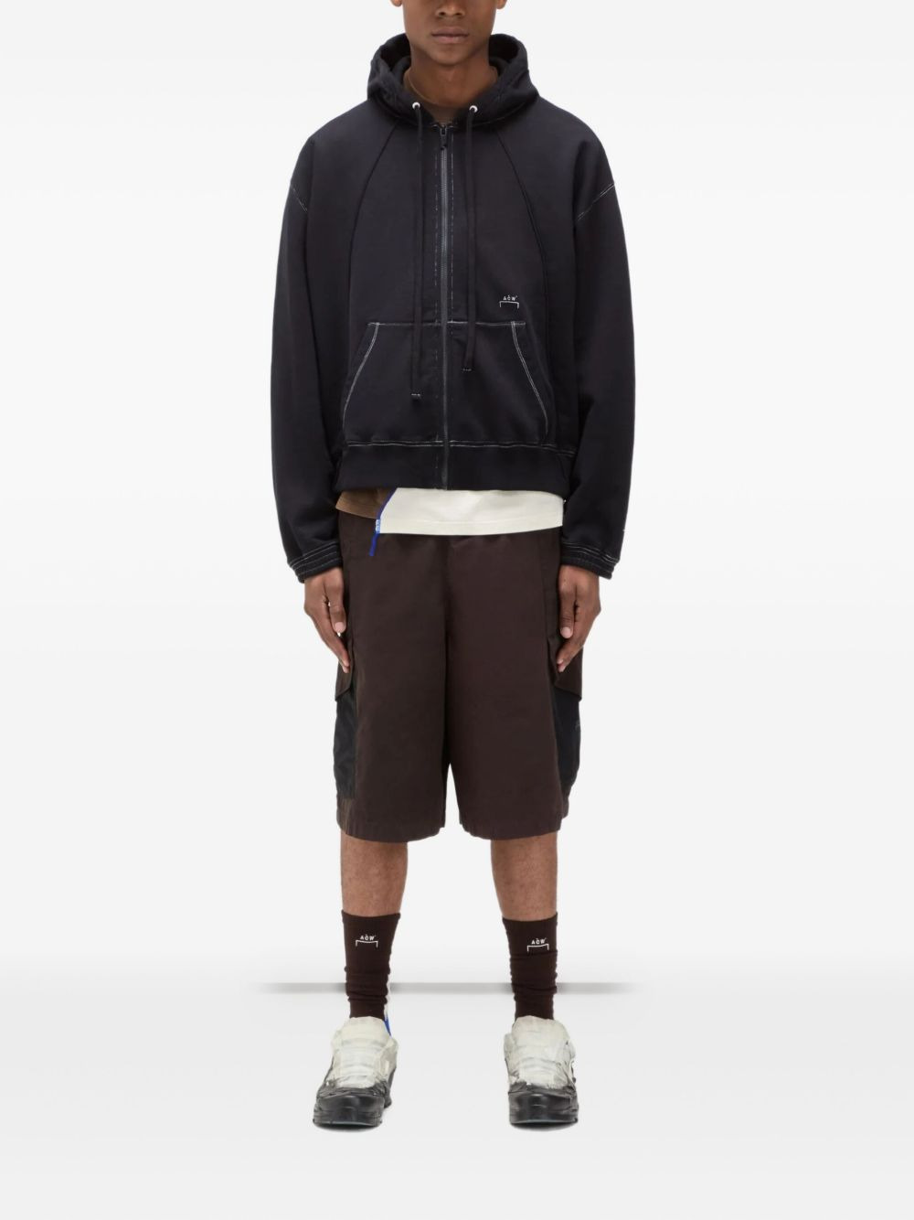 zip-up hoodie - 2