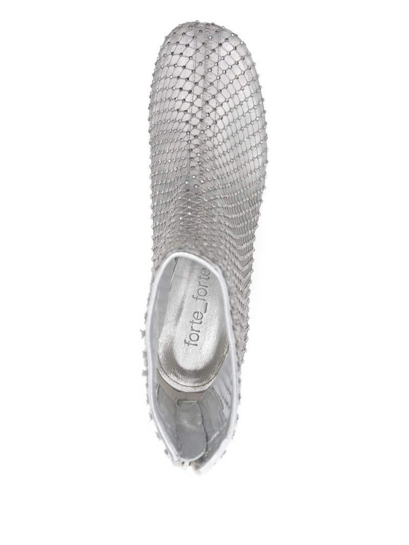 60mm embellished mesh boots 4