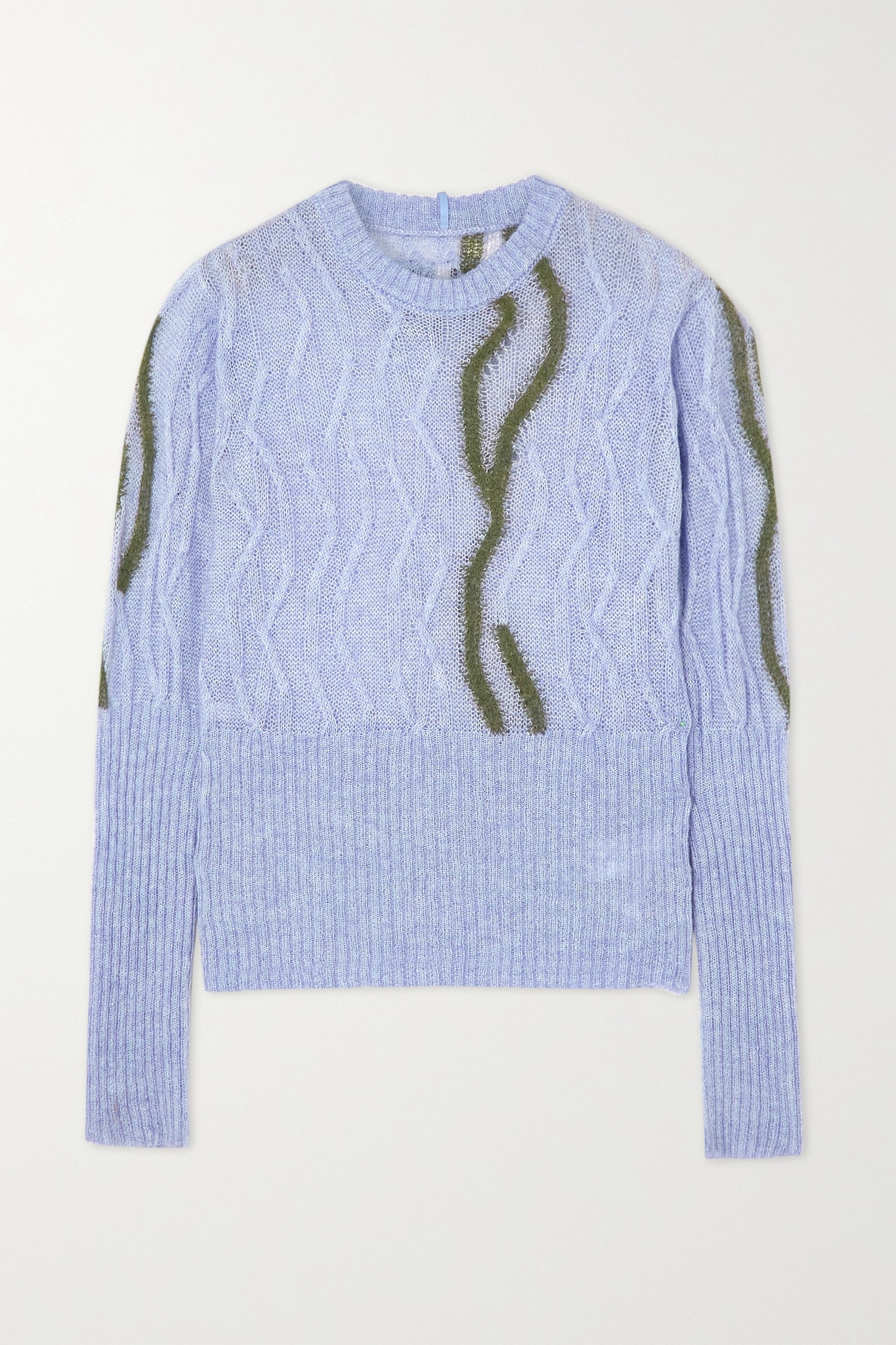 In Dust two-tone cable-knit sweater - 1