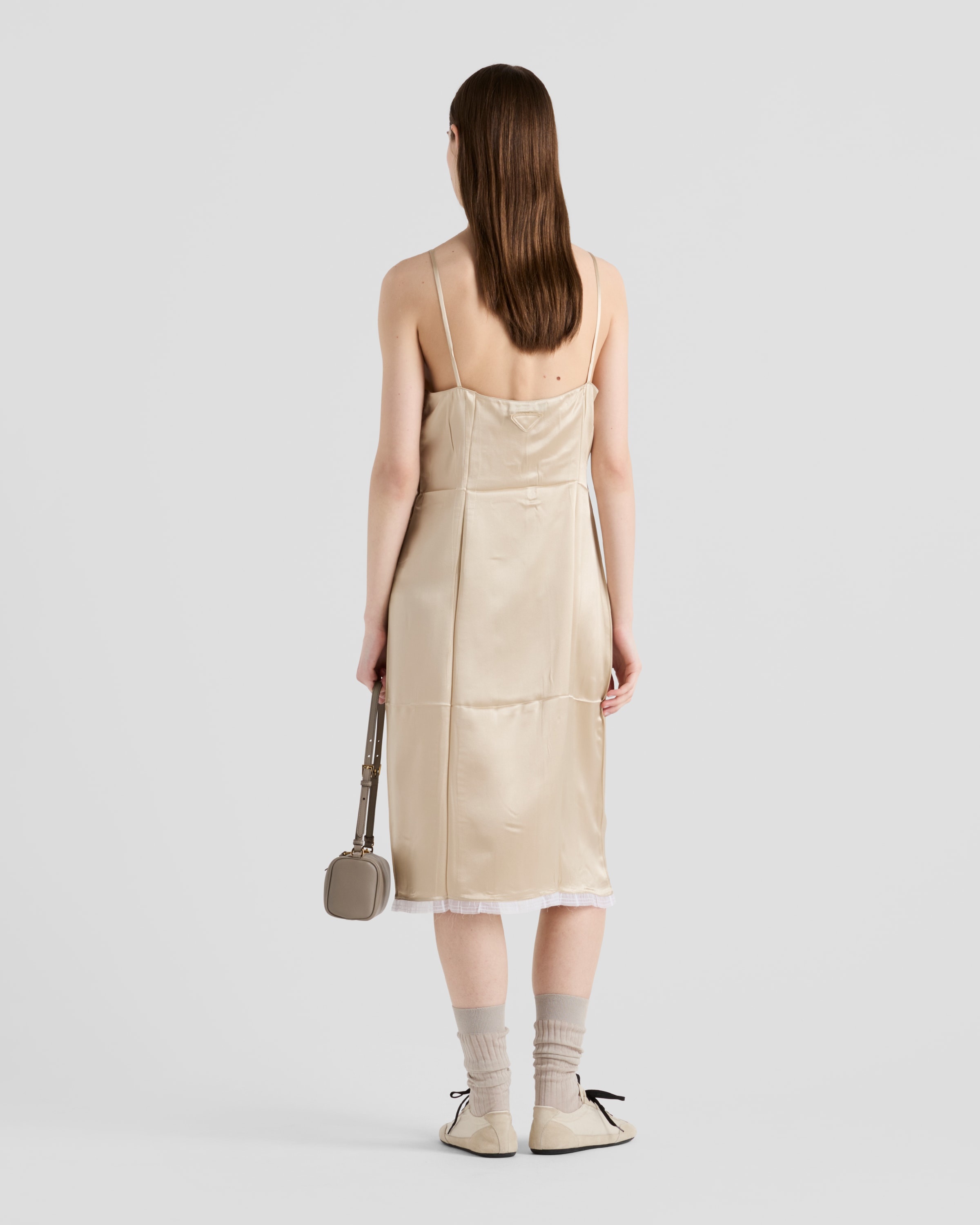 Satin crepe dress - 5