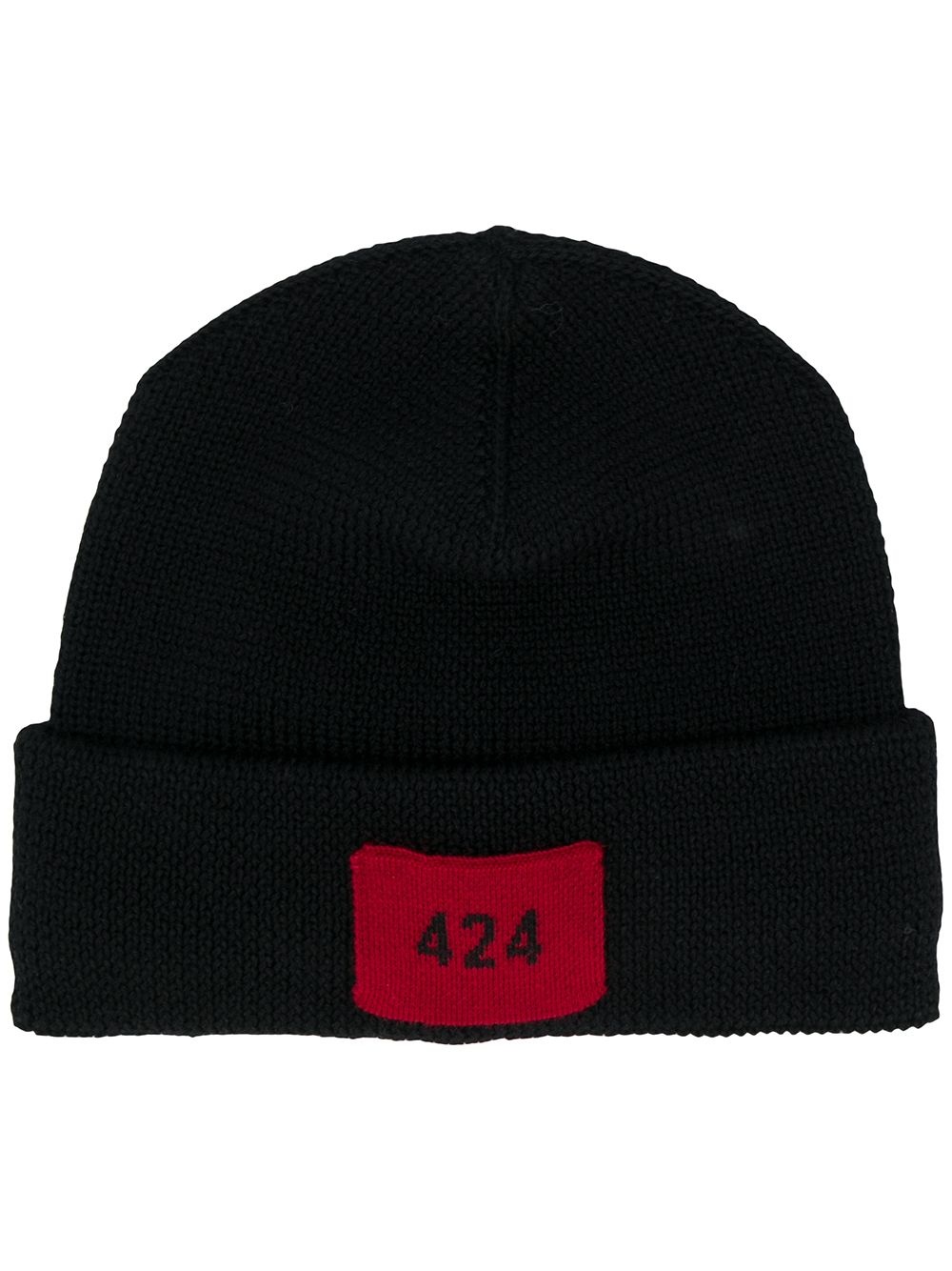 logo patch beanie - 1