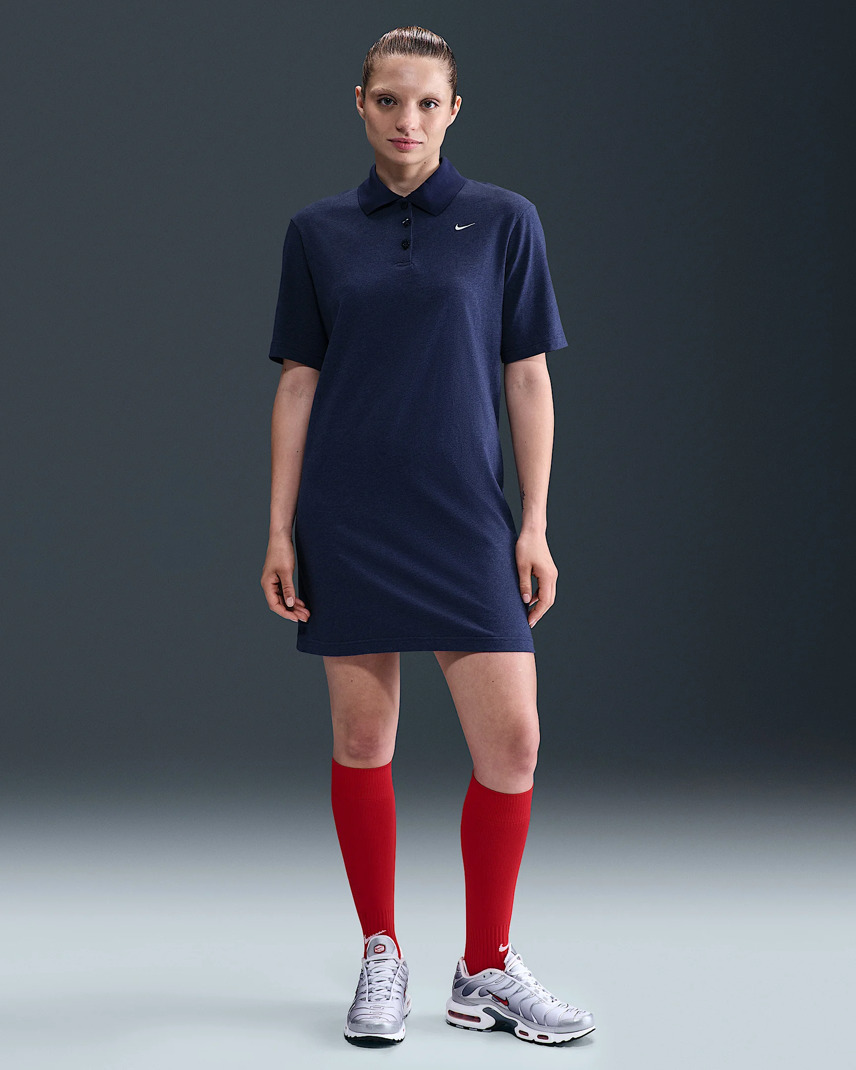 Nike Sportswear Essential Women's Short-Sleeve Polo Dress - 1