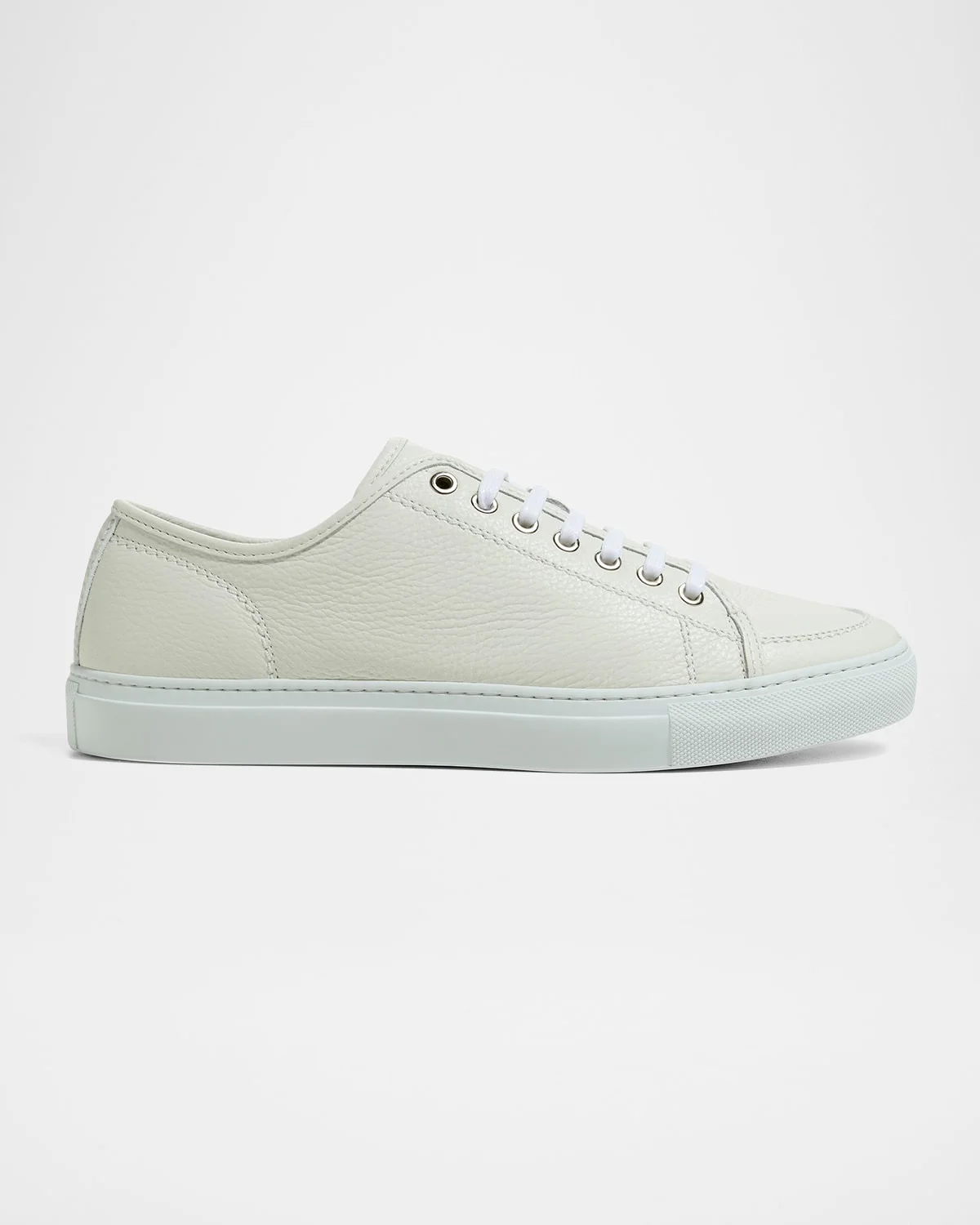 Men's Leather Low-Top Sneakers - 1