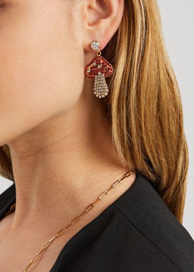 Rosantica FinFerli crystal-embellished drop earrings outlook