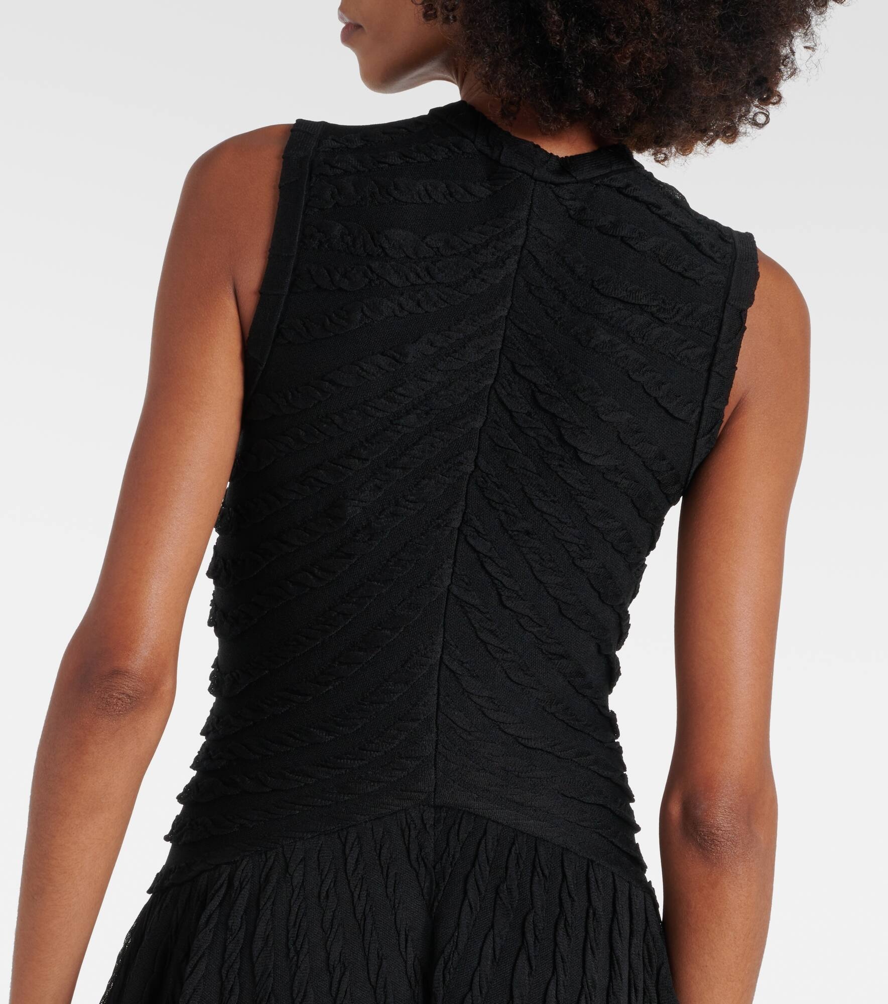 Gathered midi dress - 6