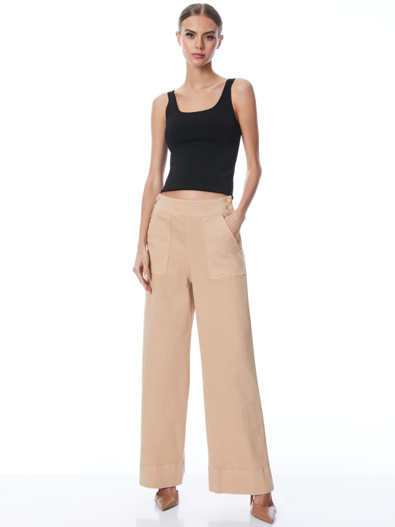 Alice + Olivia DONALD HIGH WAISTED JEAN outlook